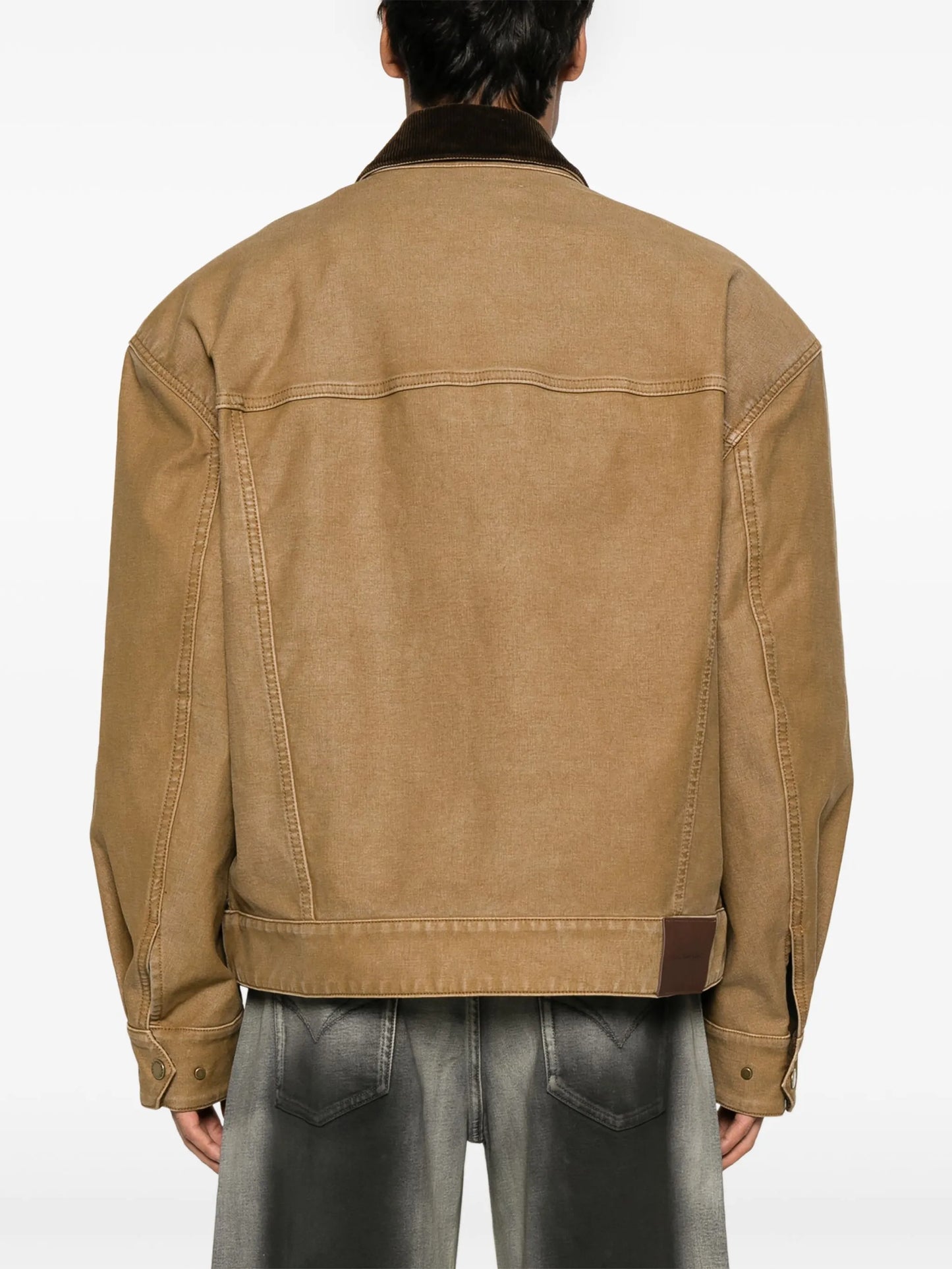 washed-canvas jacket