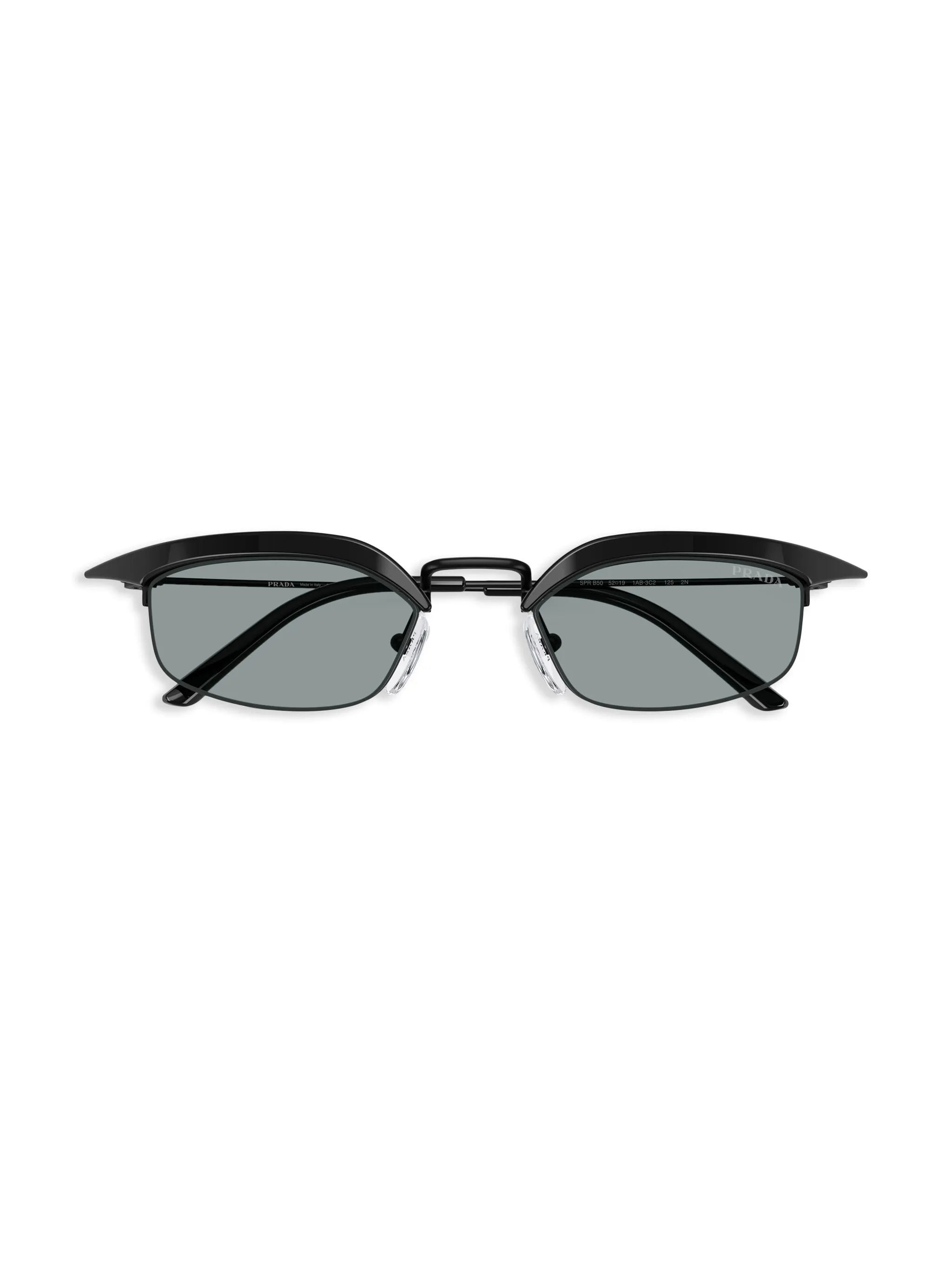 geometric-frame sunglasses