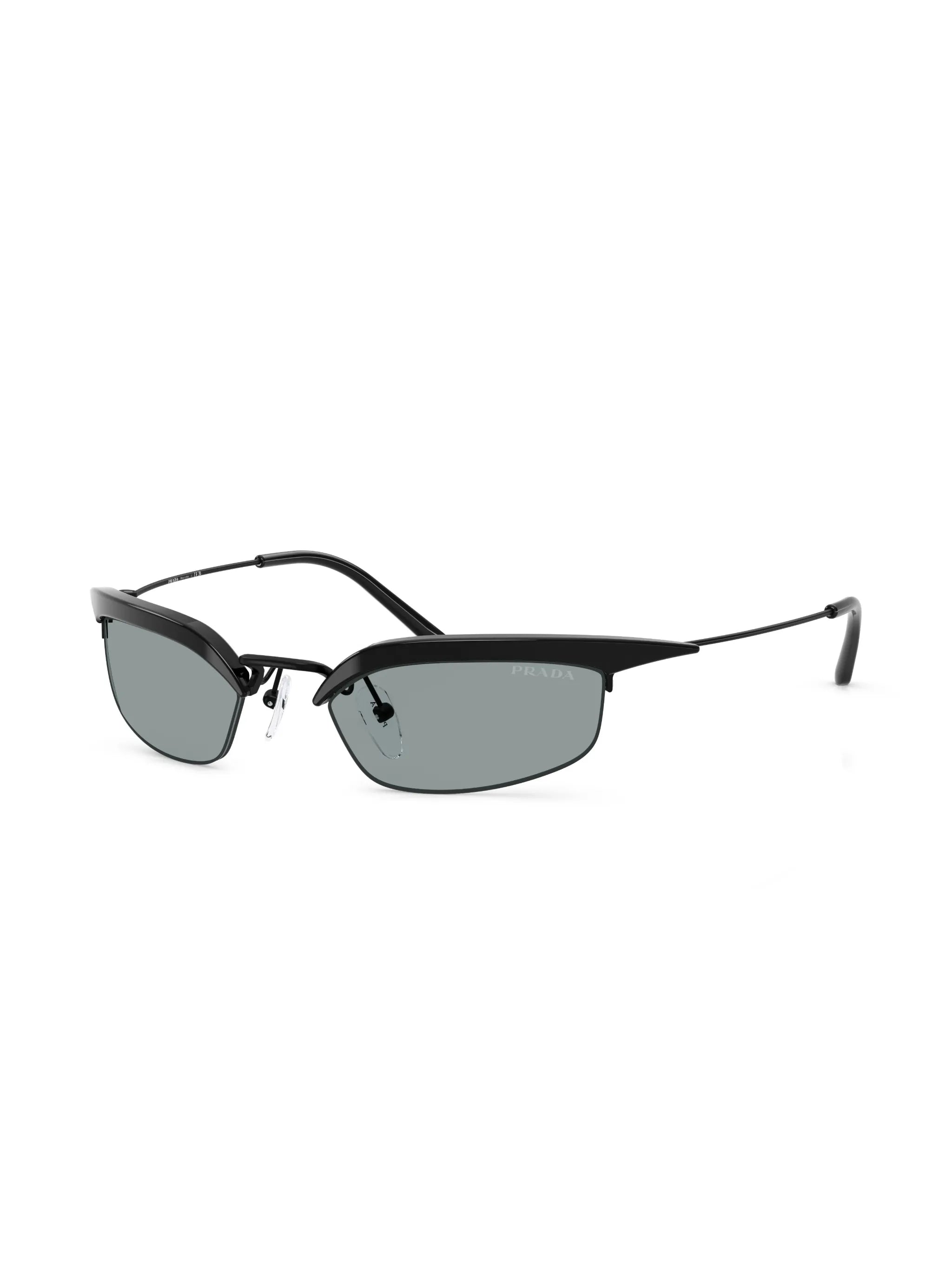 geometric-frame sunglasses