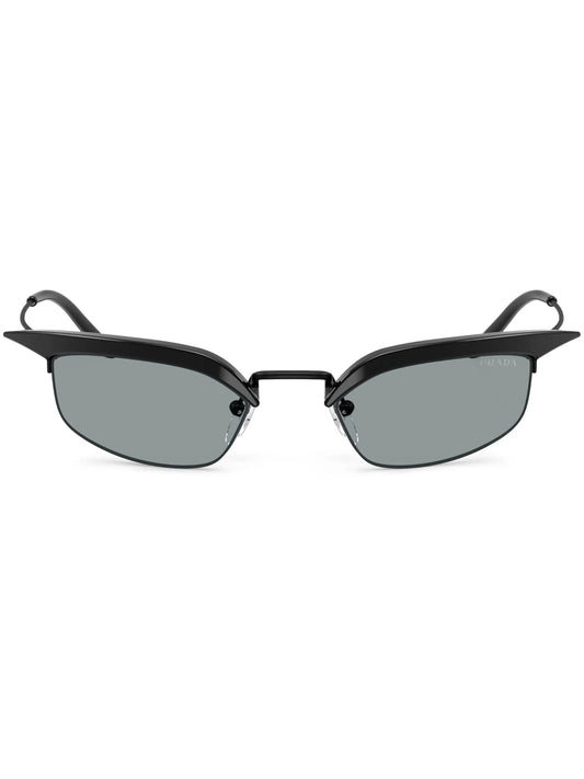 geometric-frame sunglasses