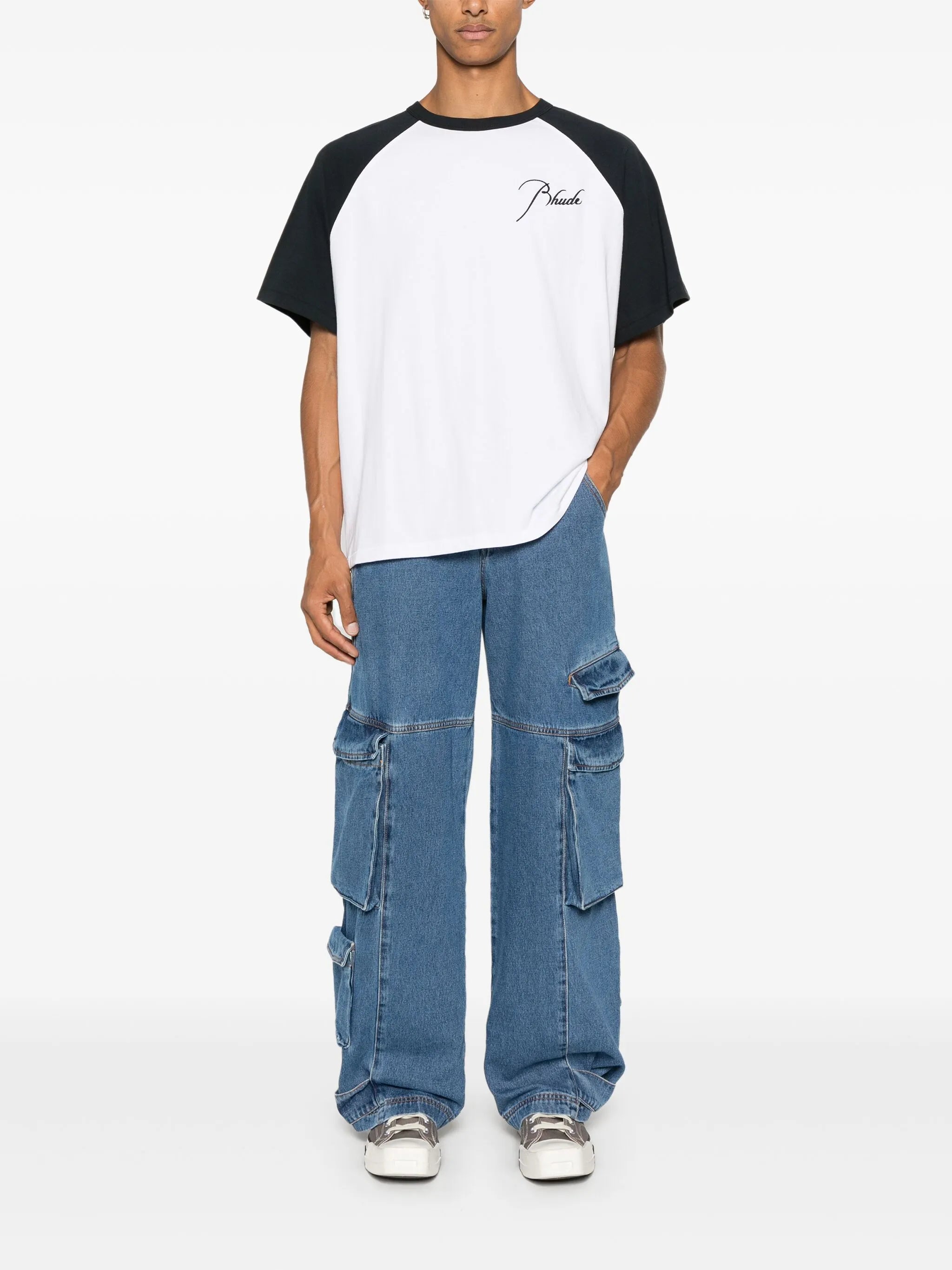 logo raglan T-shirt