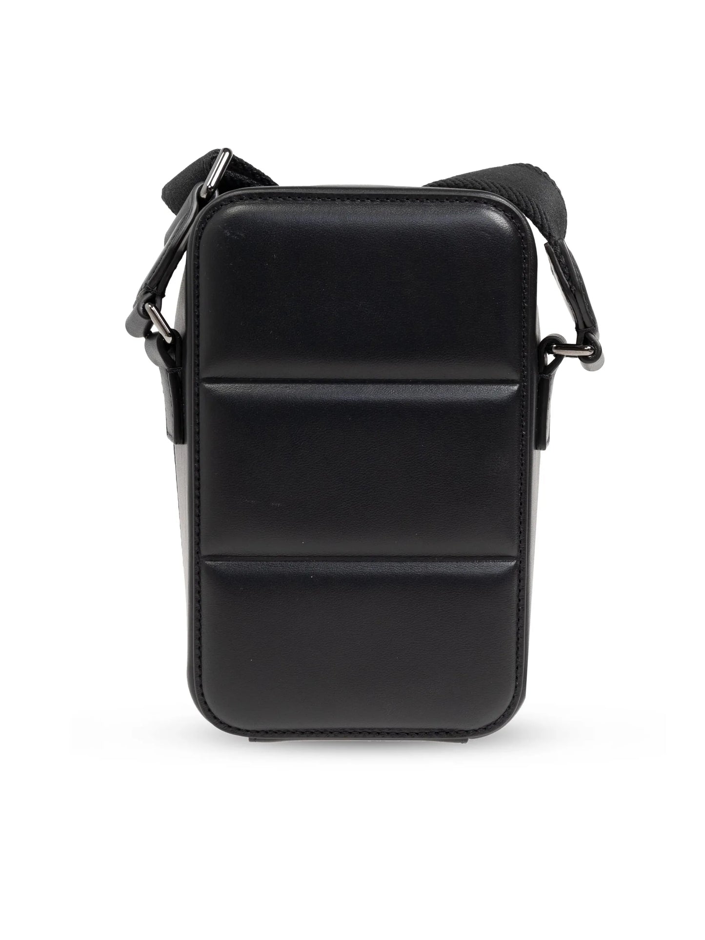logo-embossed messenger bag