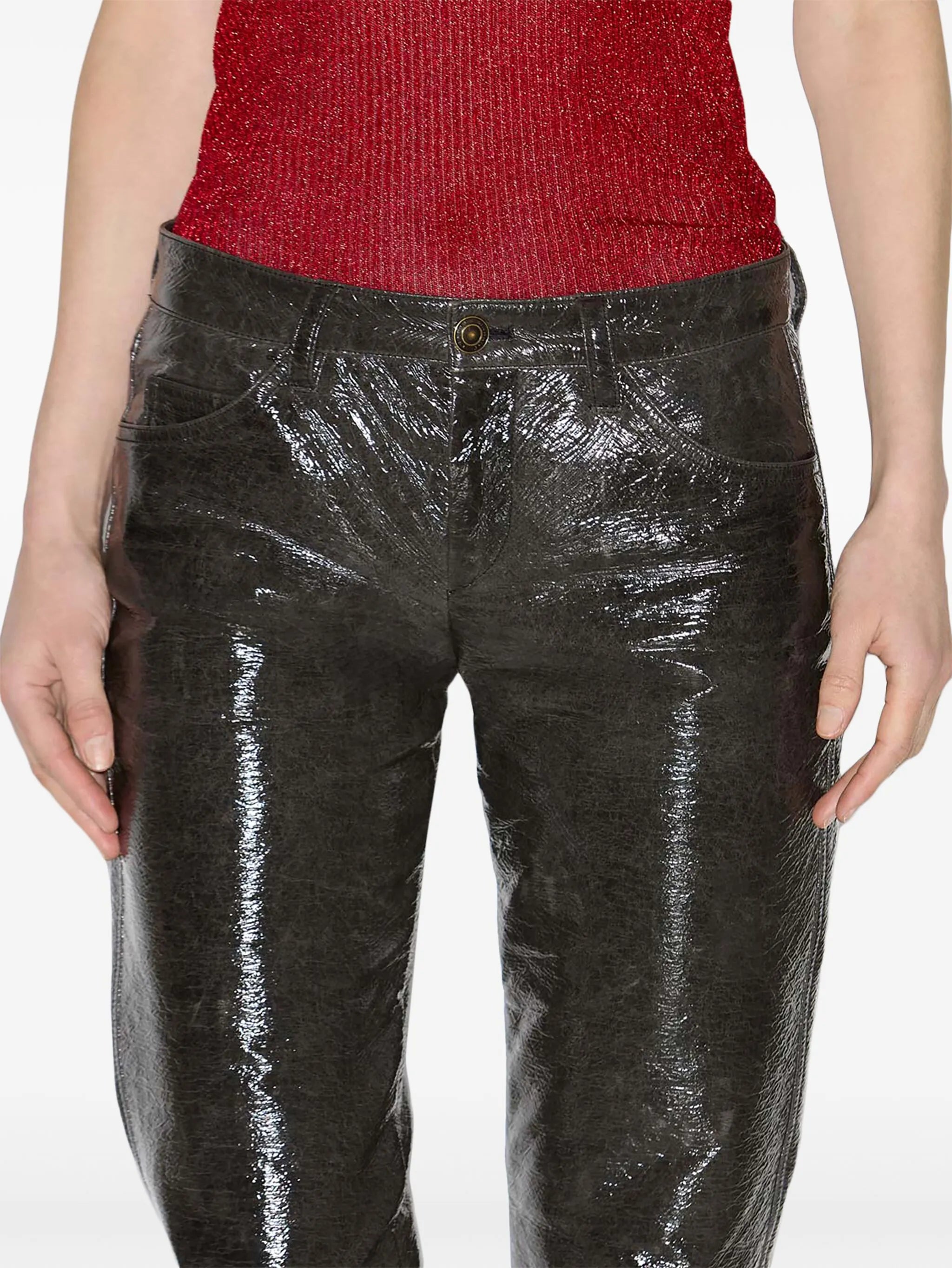 Lovis vinyl trousers