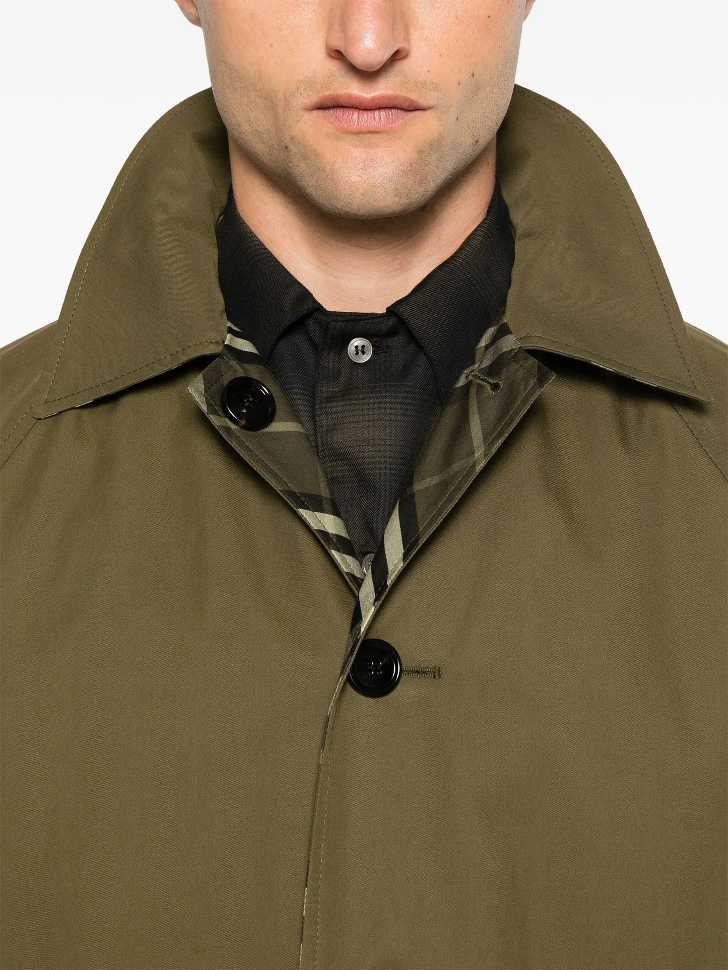 reversible trench coat