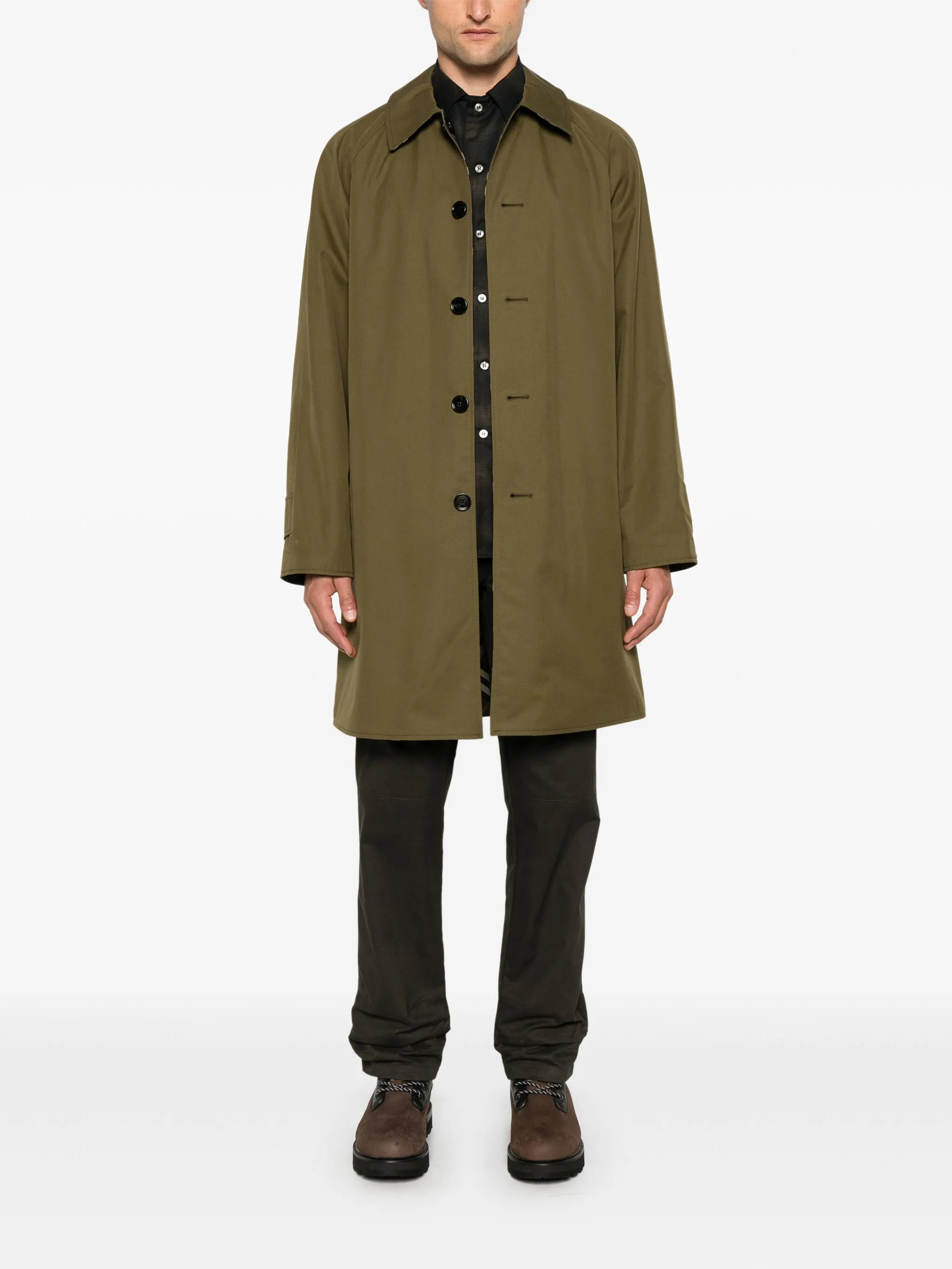 reversible trench coat