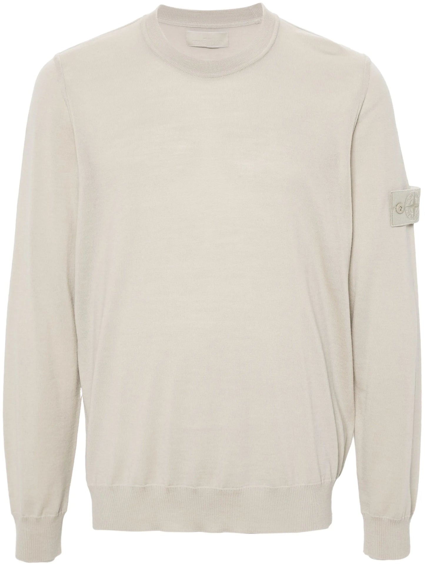 Compass-badge sweater