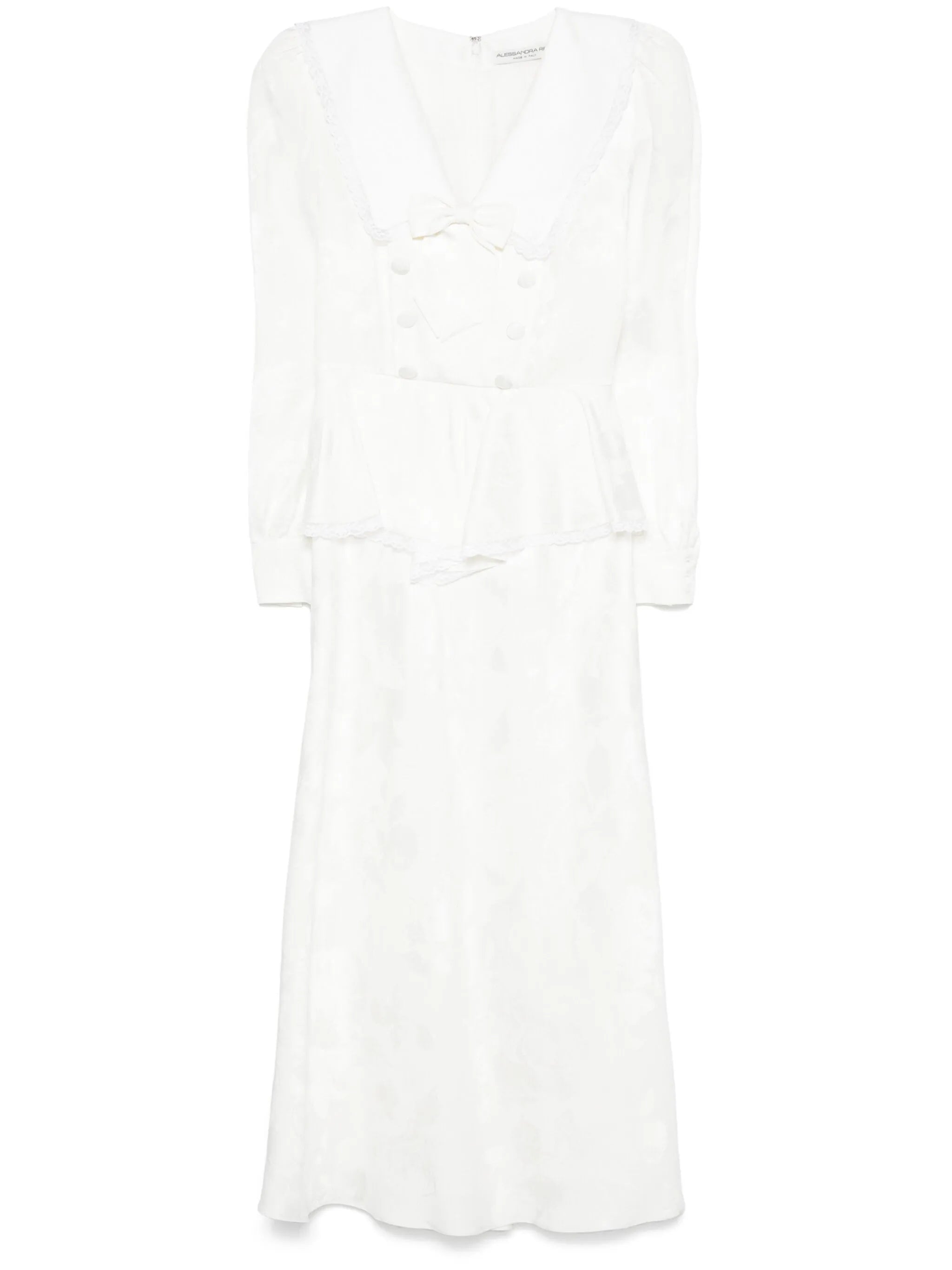 jacquard midi dress