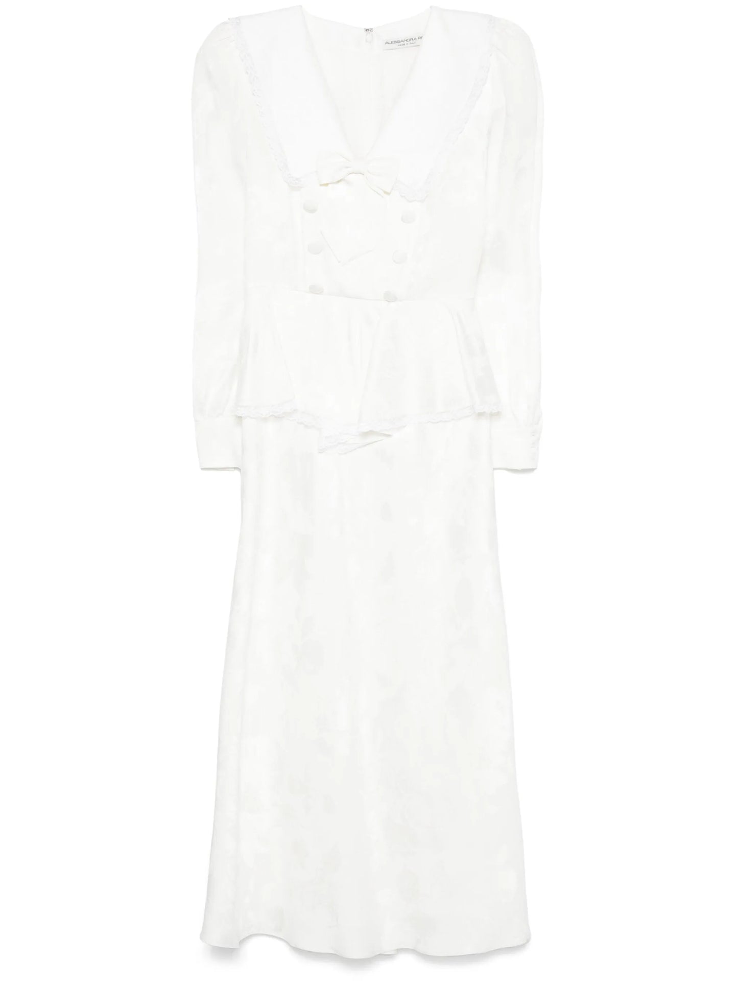 jacquard midi dress