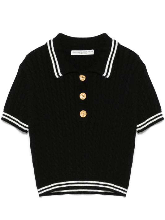 cotton polo top