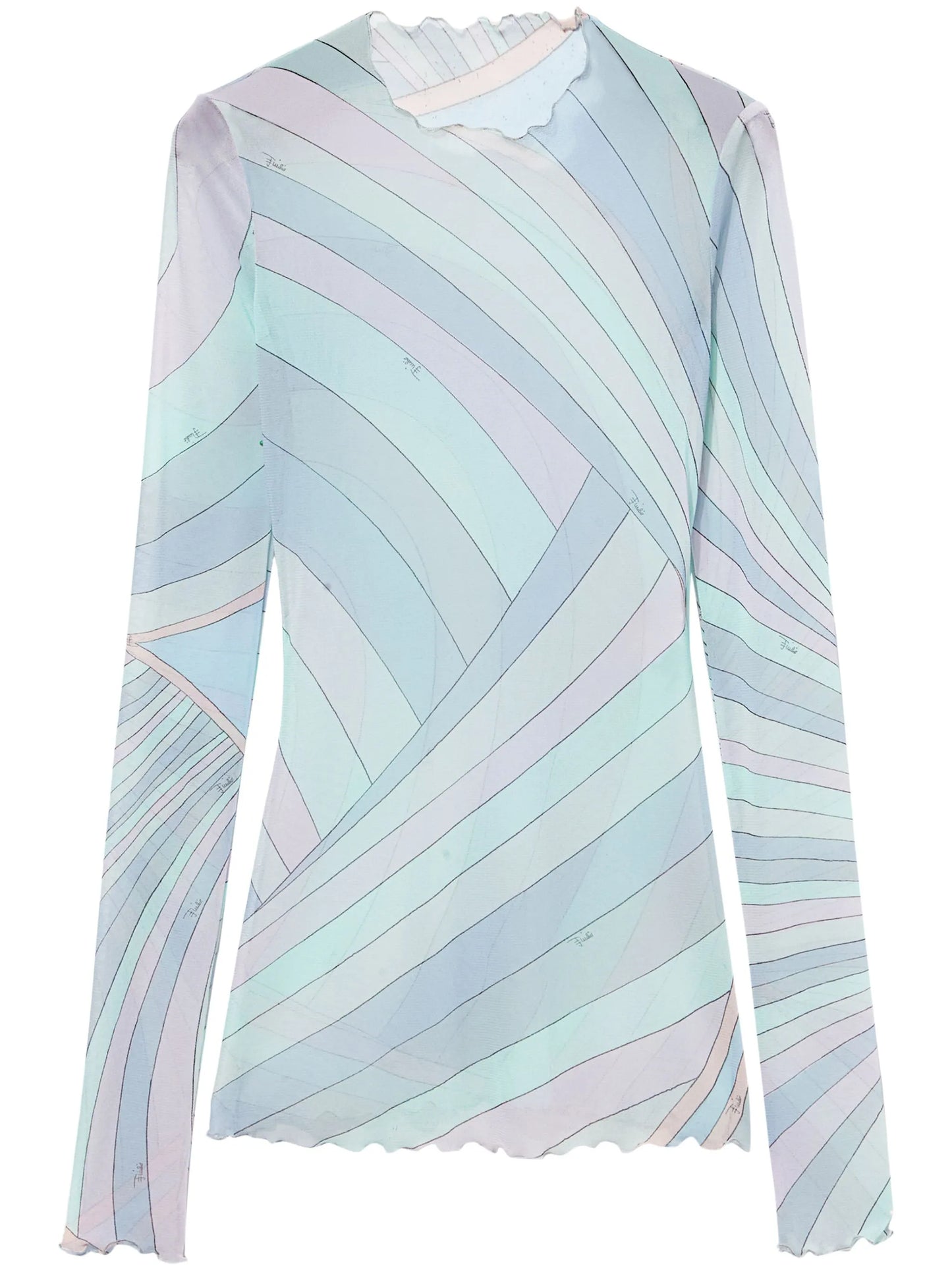 Iride-print top