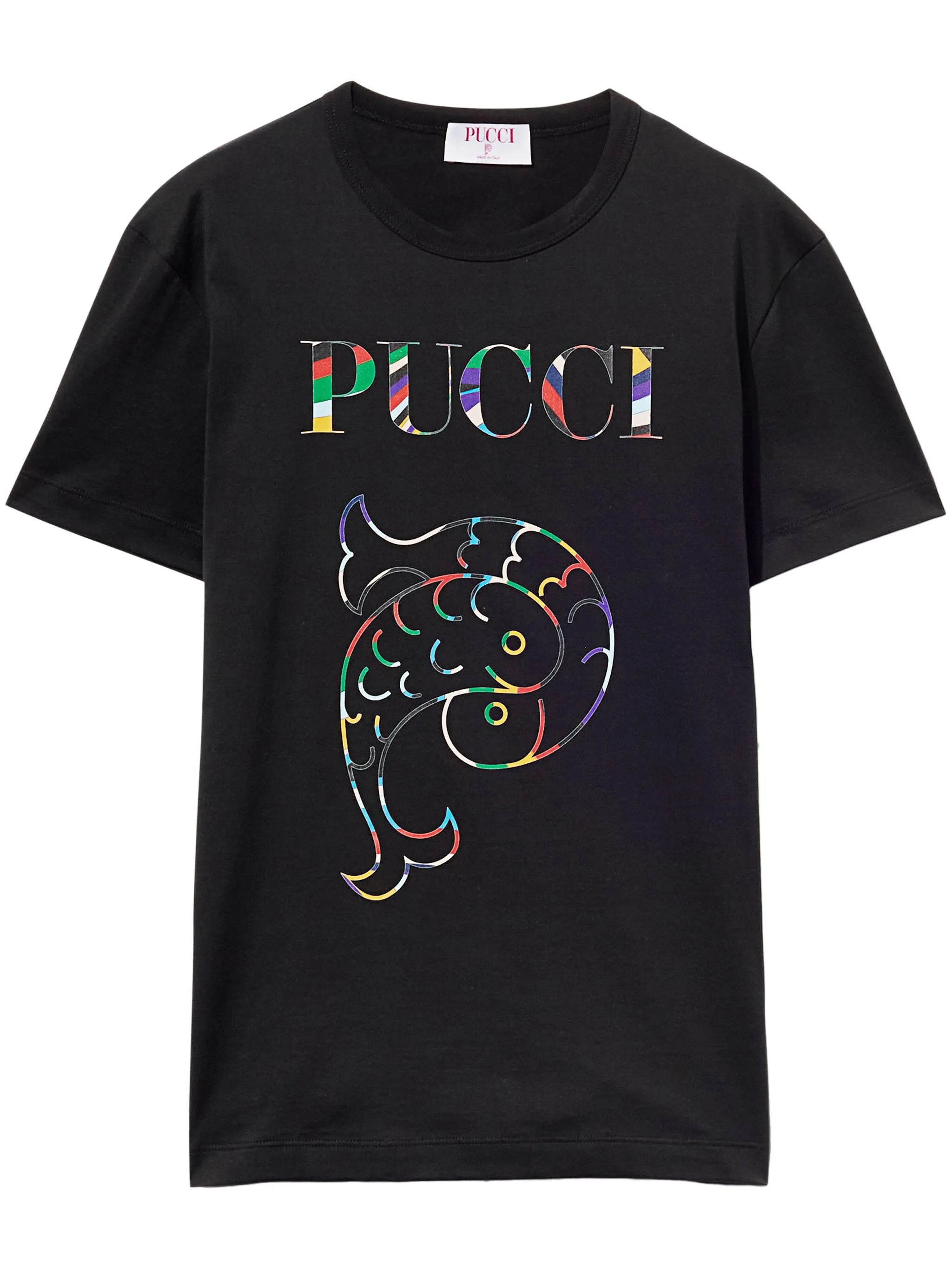 logo-print cotton T-shirt