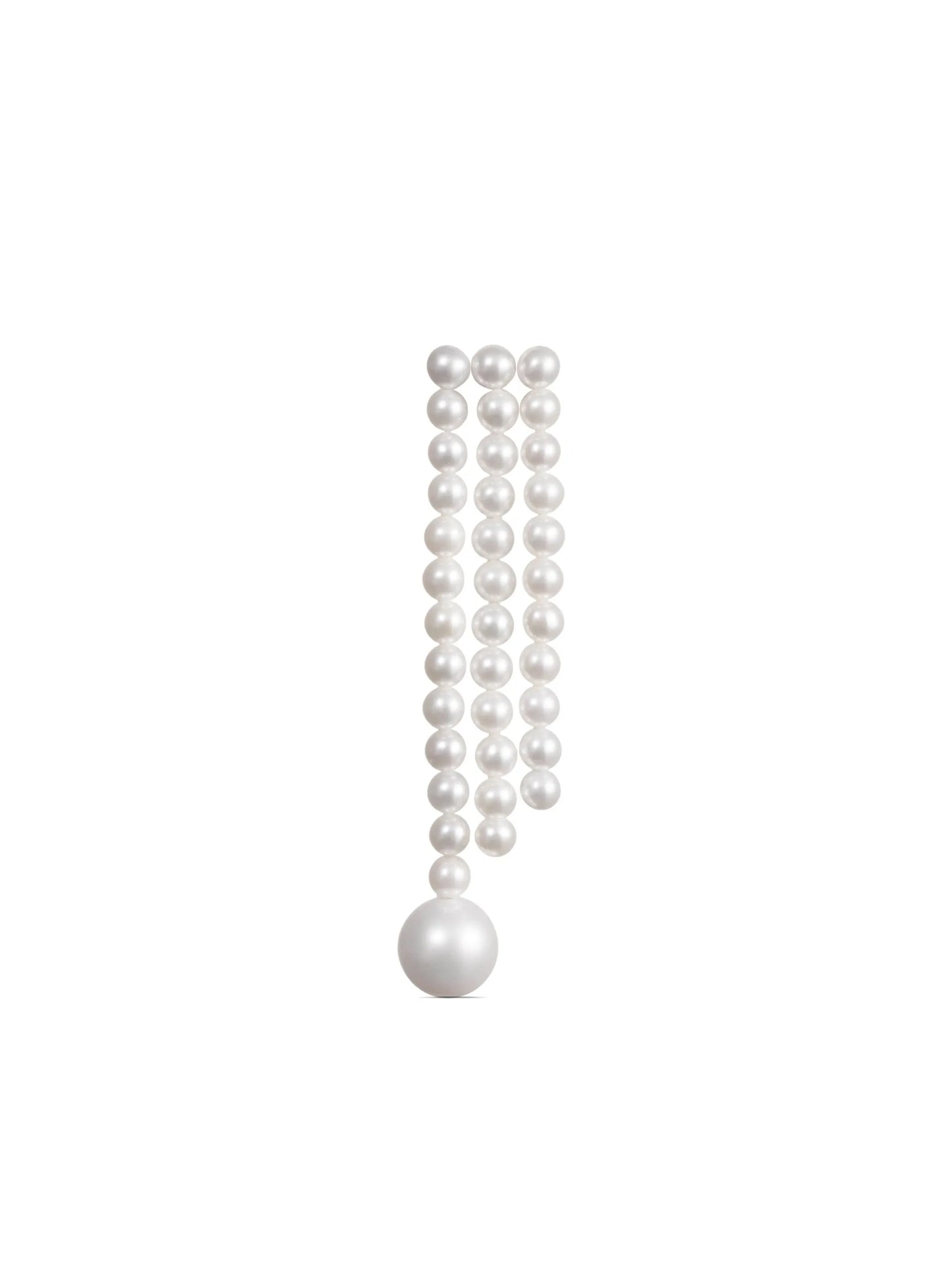 14kt recycled yellow gold La Valse freshwater pearl earrings