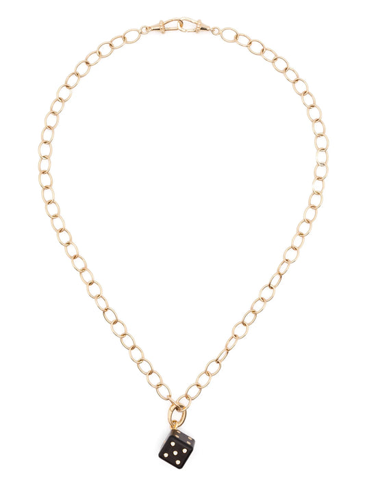 18K yellow gold Dado diamond necklace