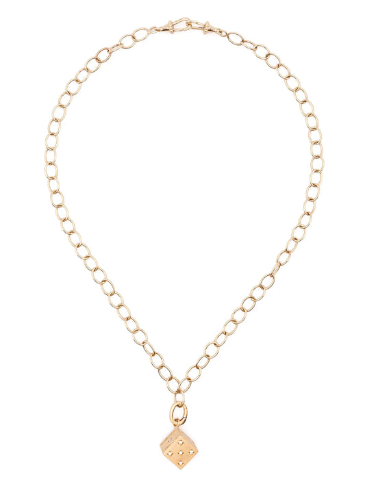 18K yellow gold Dado diamond necklace