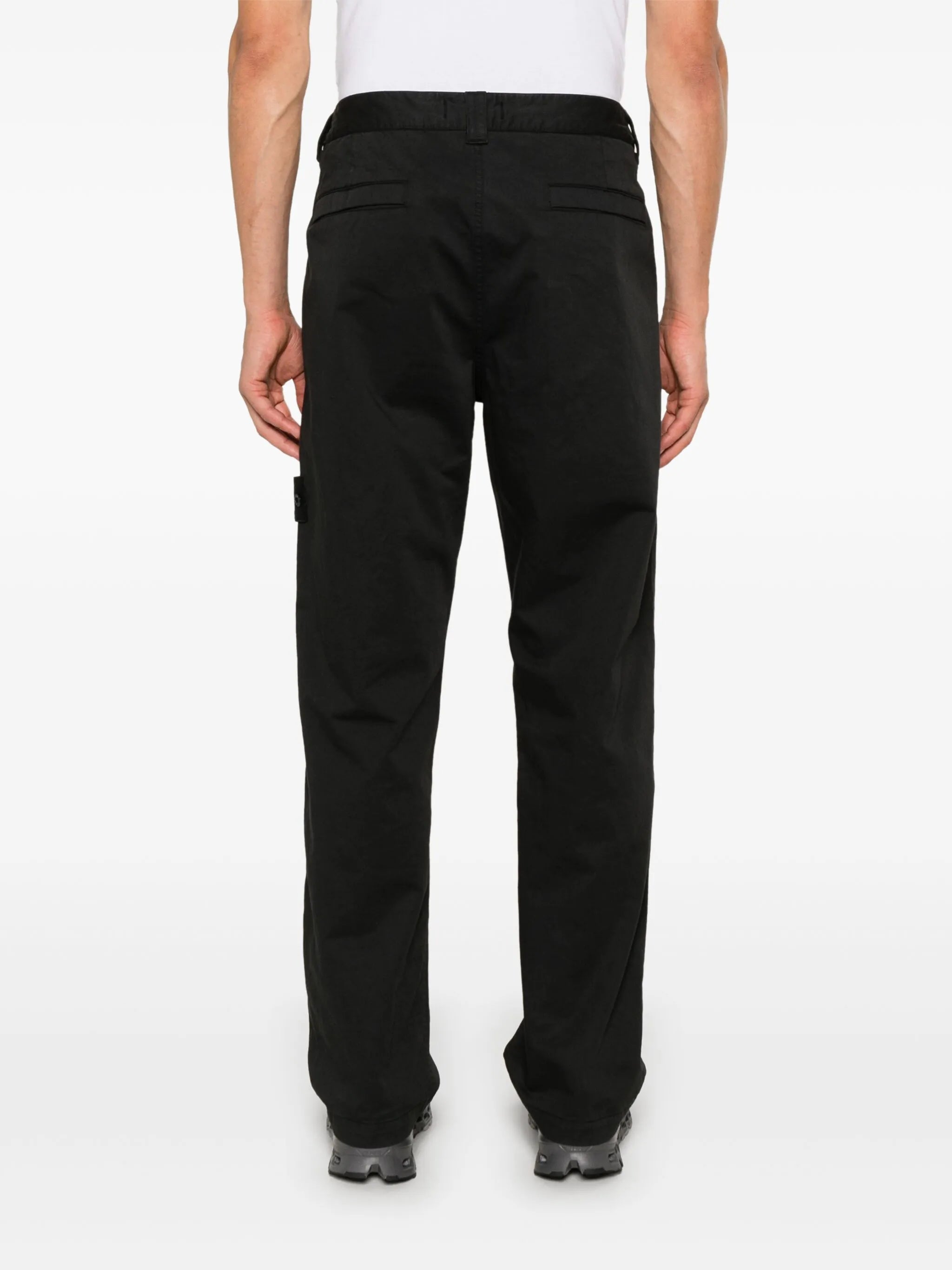 Compass-badge trousers