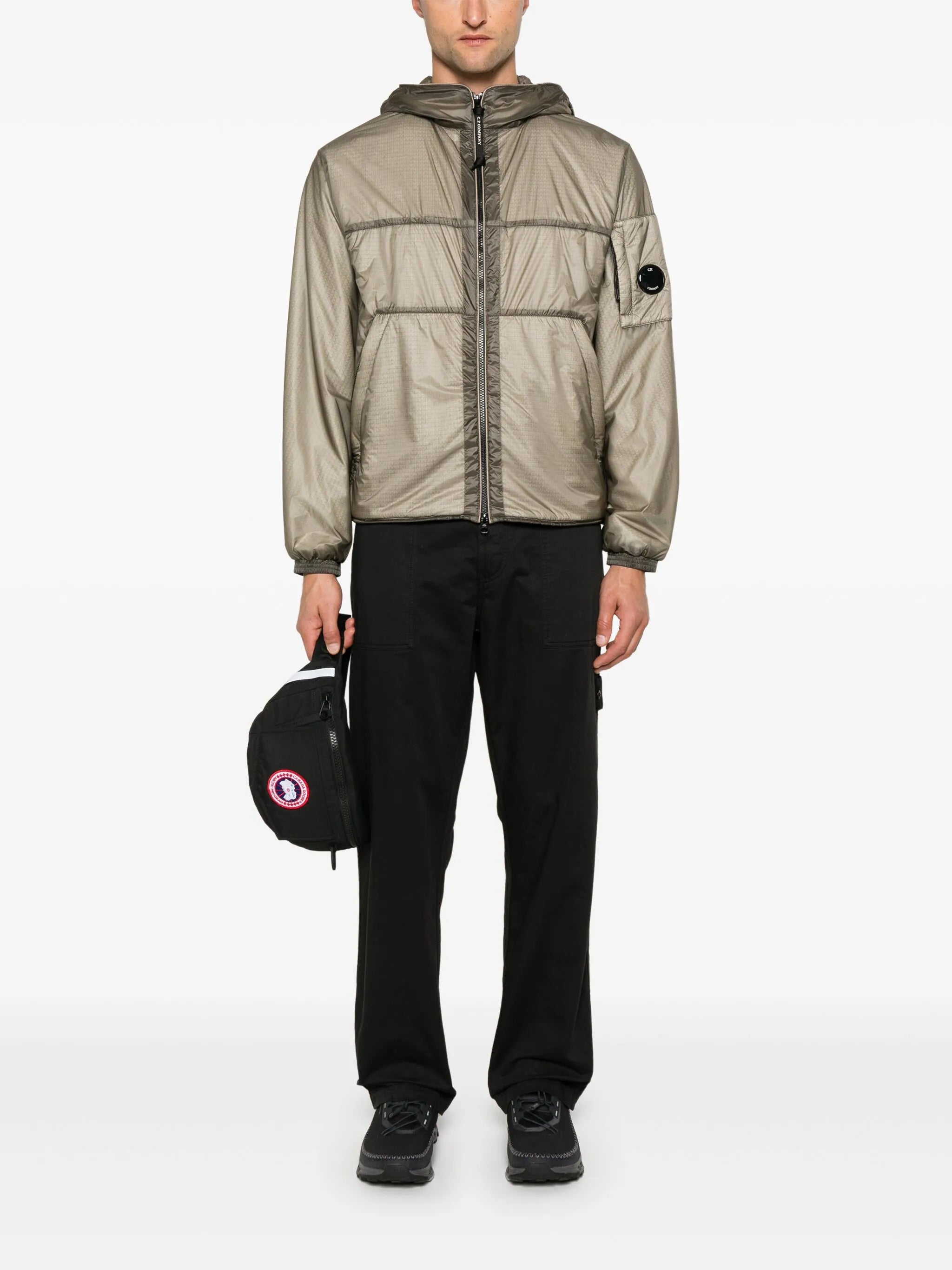 Compass-badge trousers