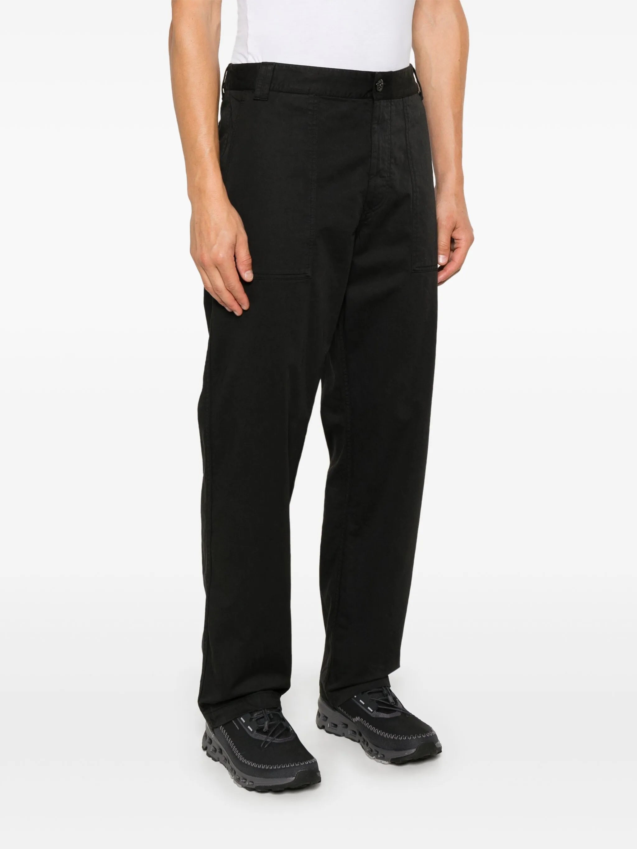 Compass-badge trousers