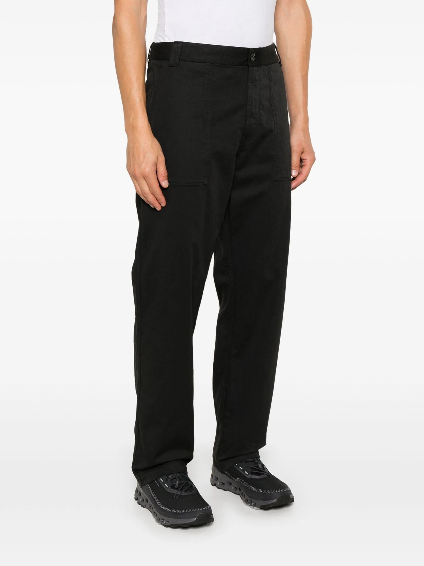 Compass-badge trousers