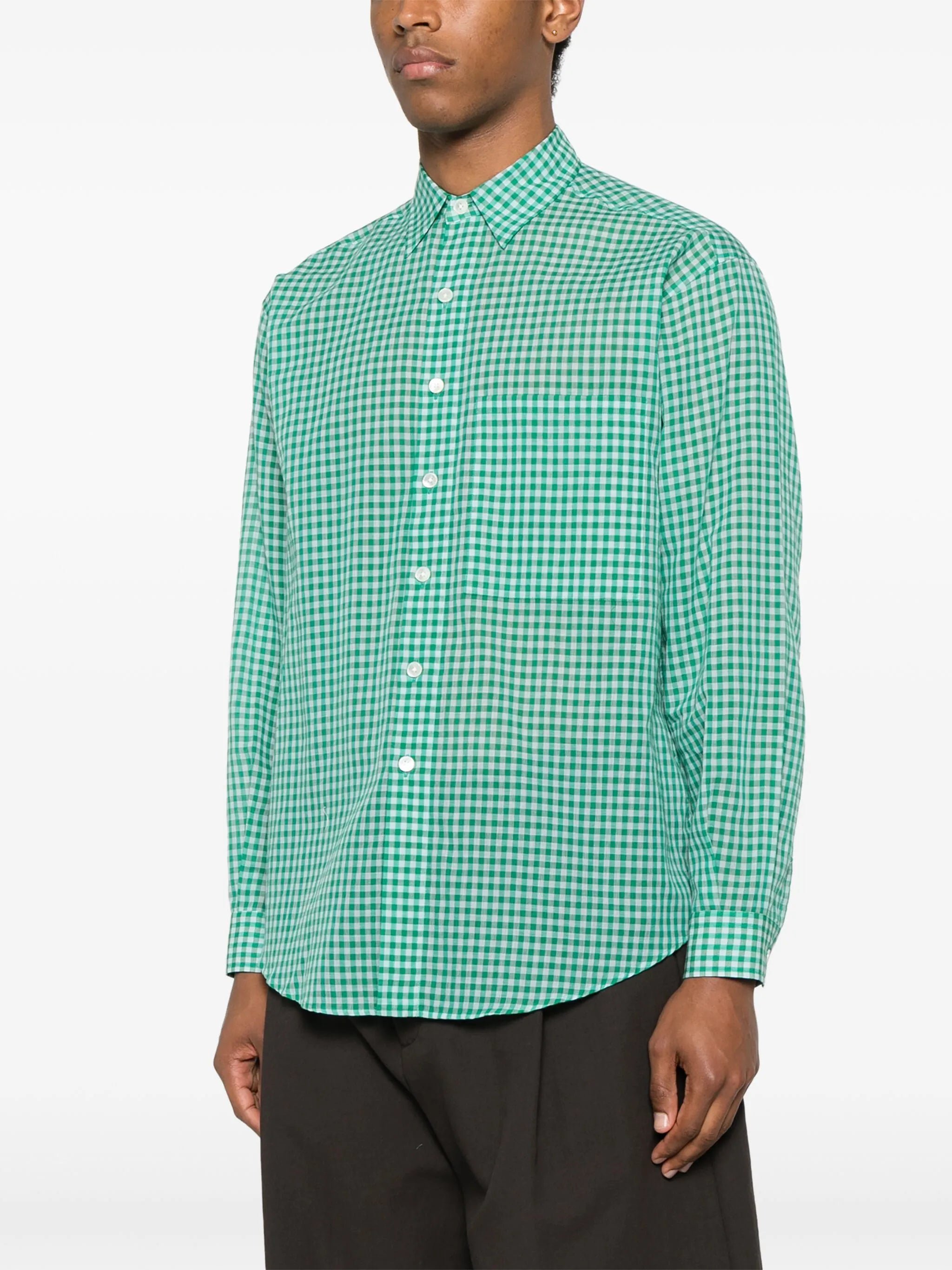 checked cotton shirt