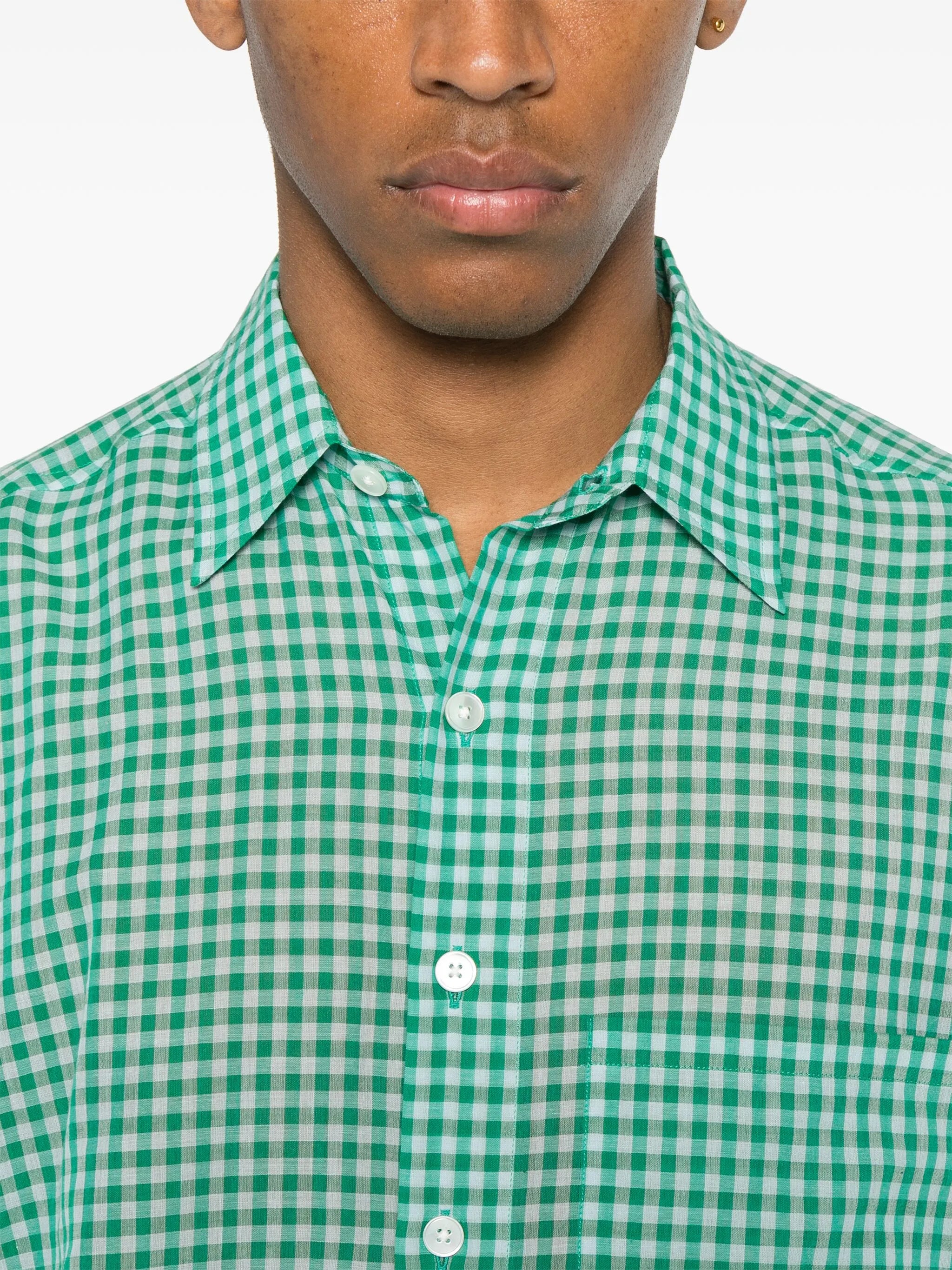 checked cotton shirt