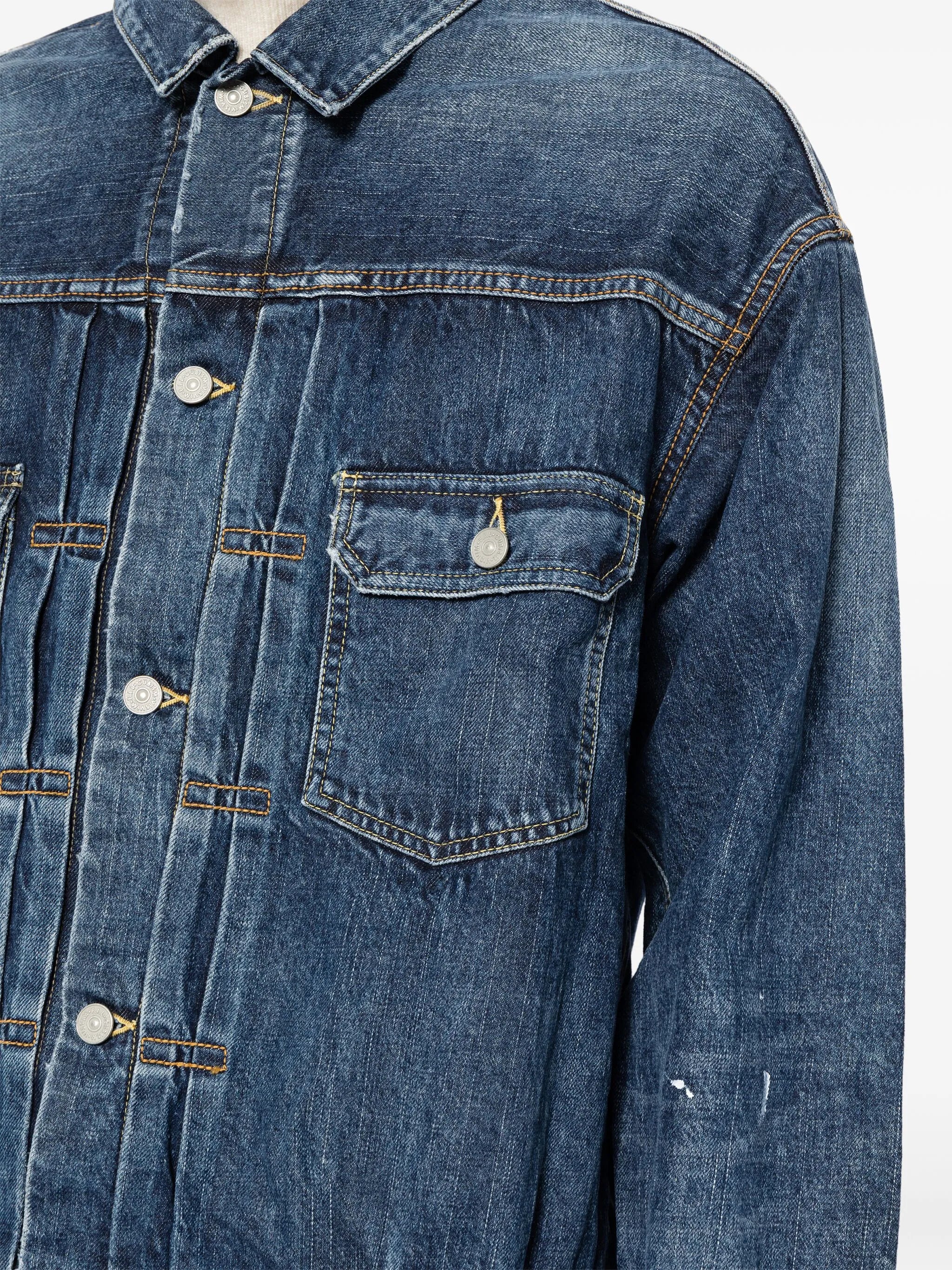 button-up denim jacket