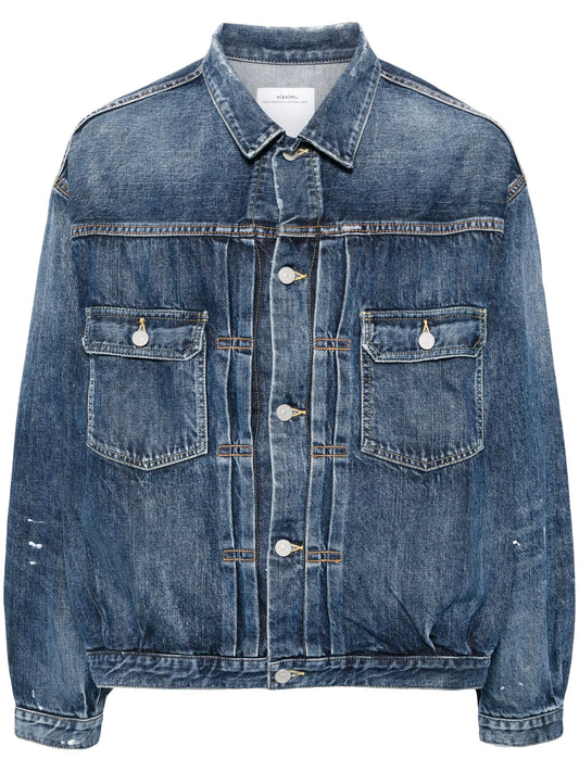 button-up denim jacket