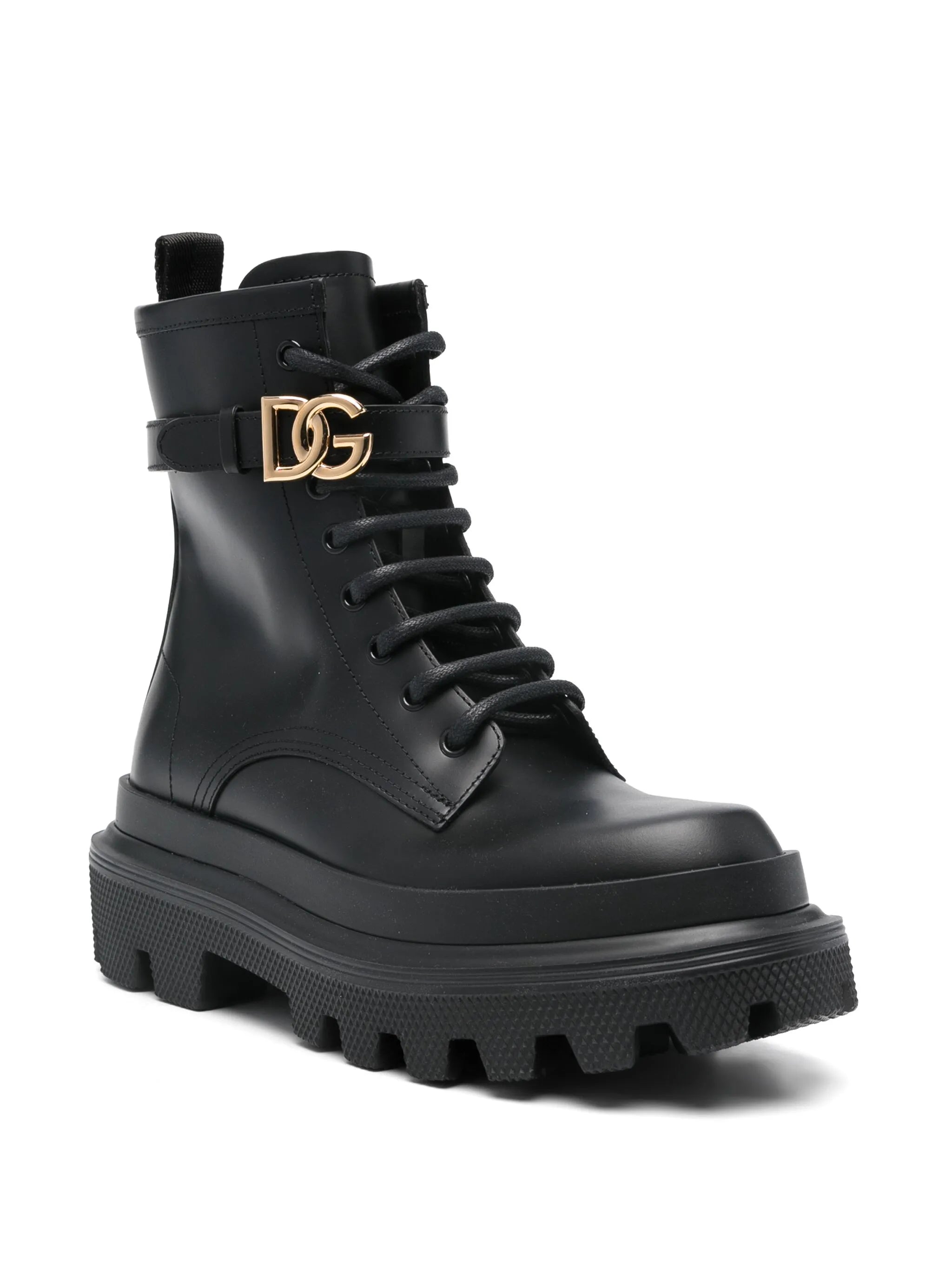 logo-buckle boots