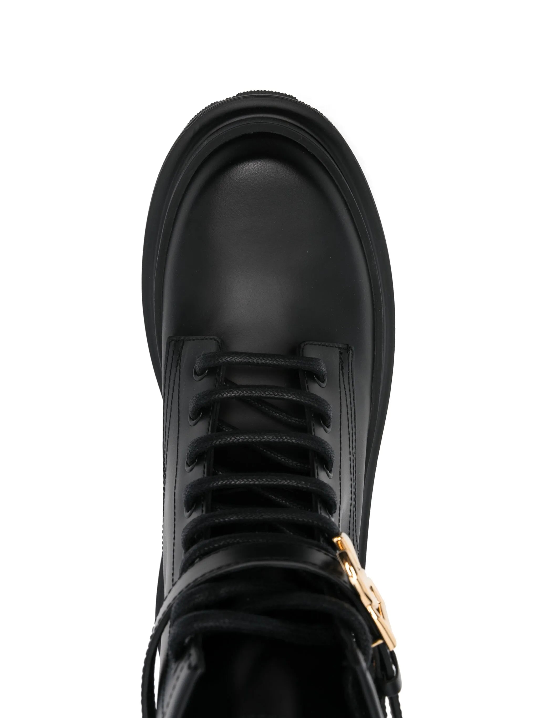 logo-buckle boots