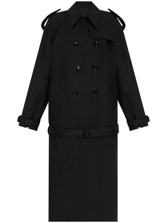 double-breasted coat