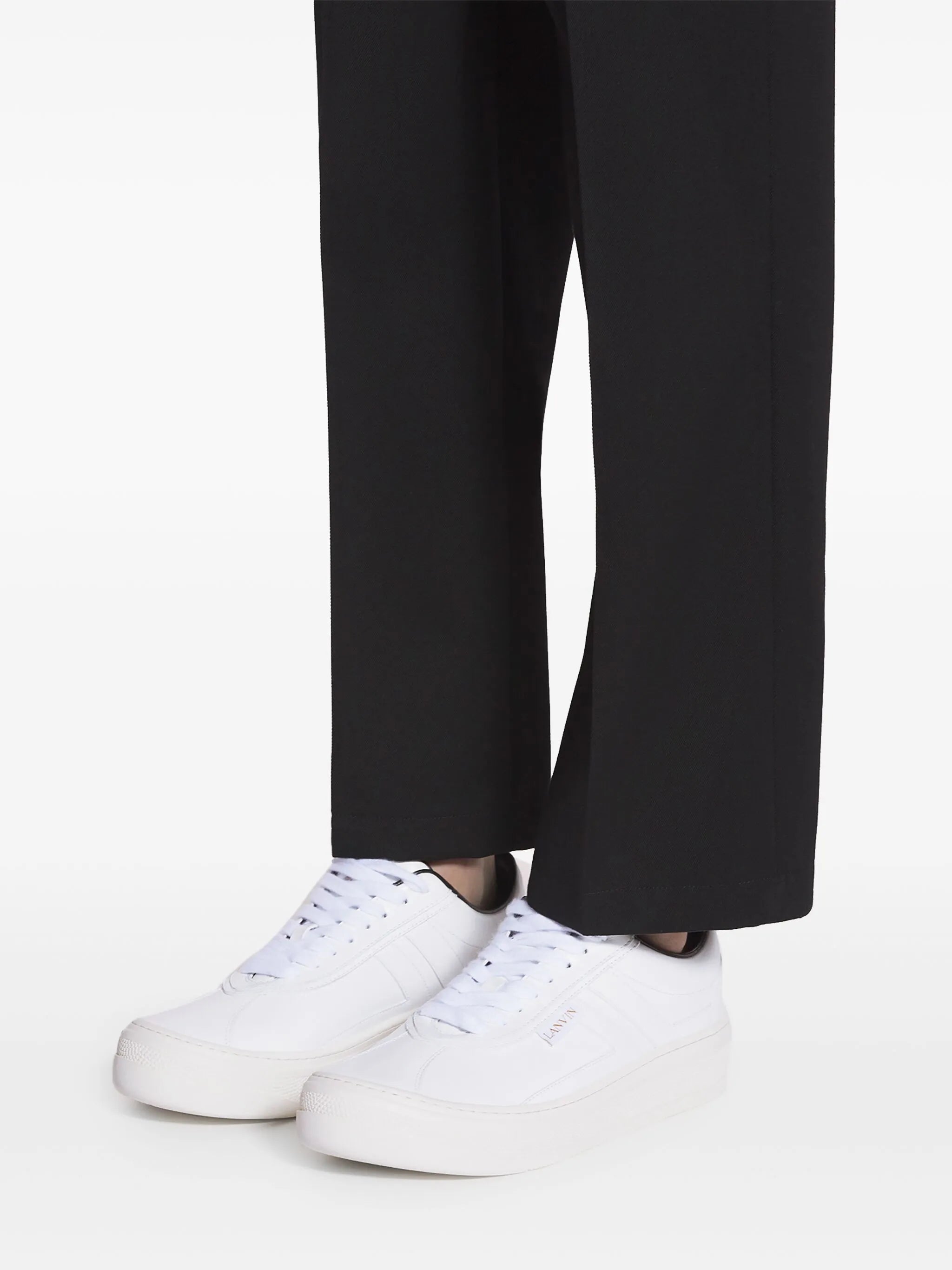 leather sneakers