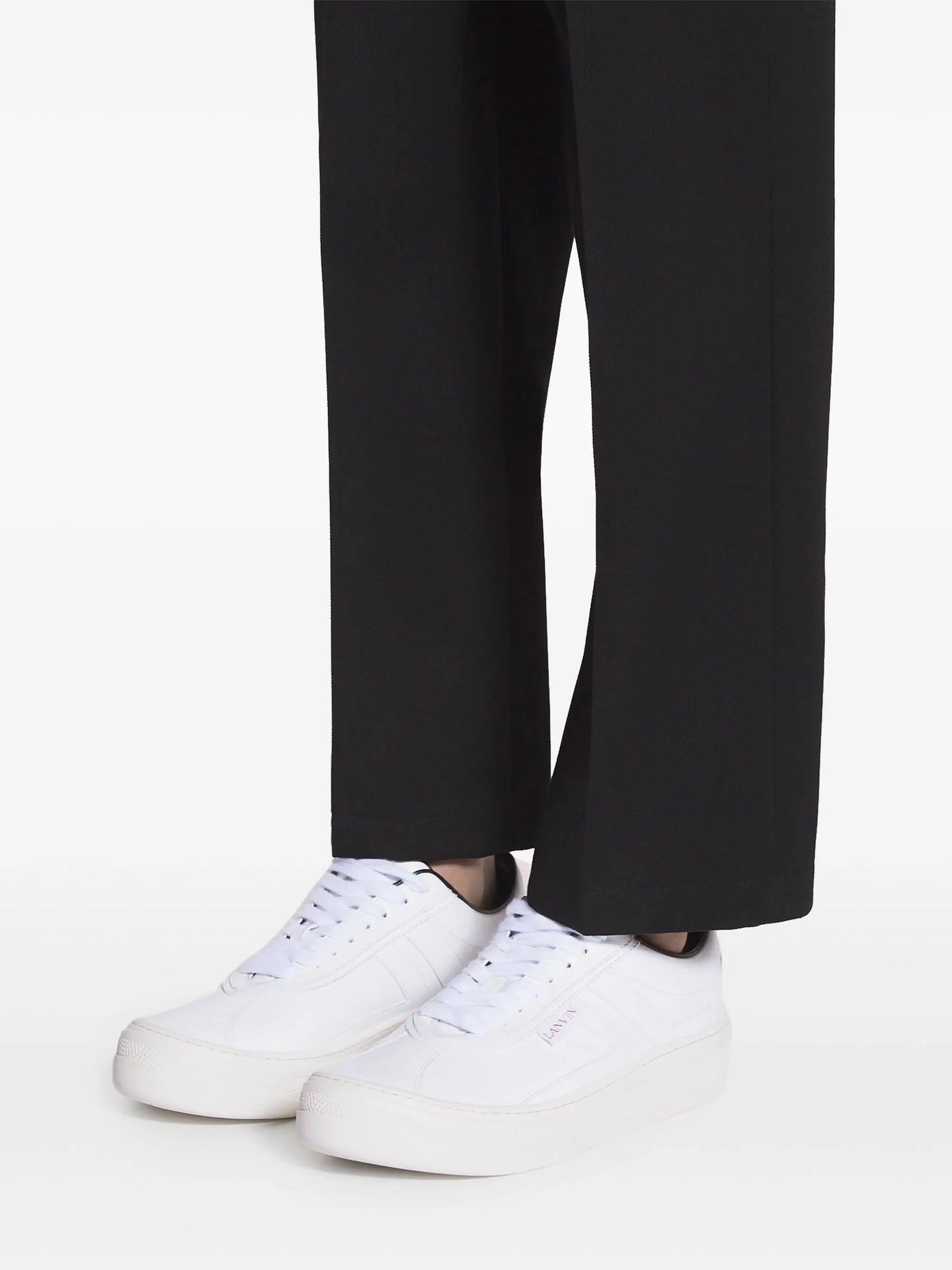 leather sneakers