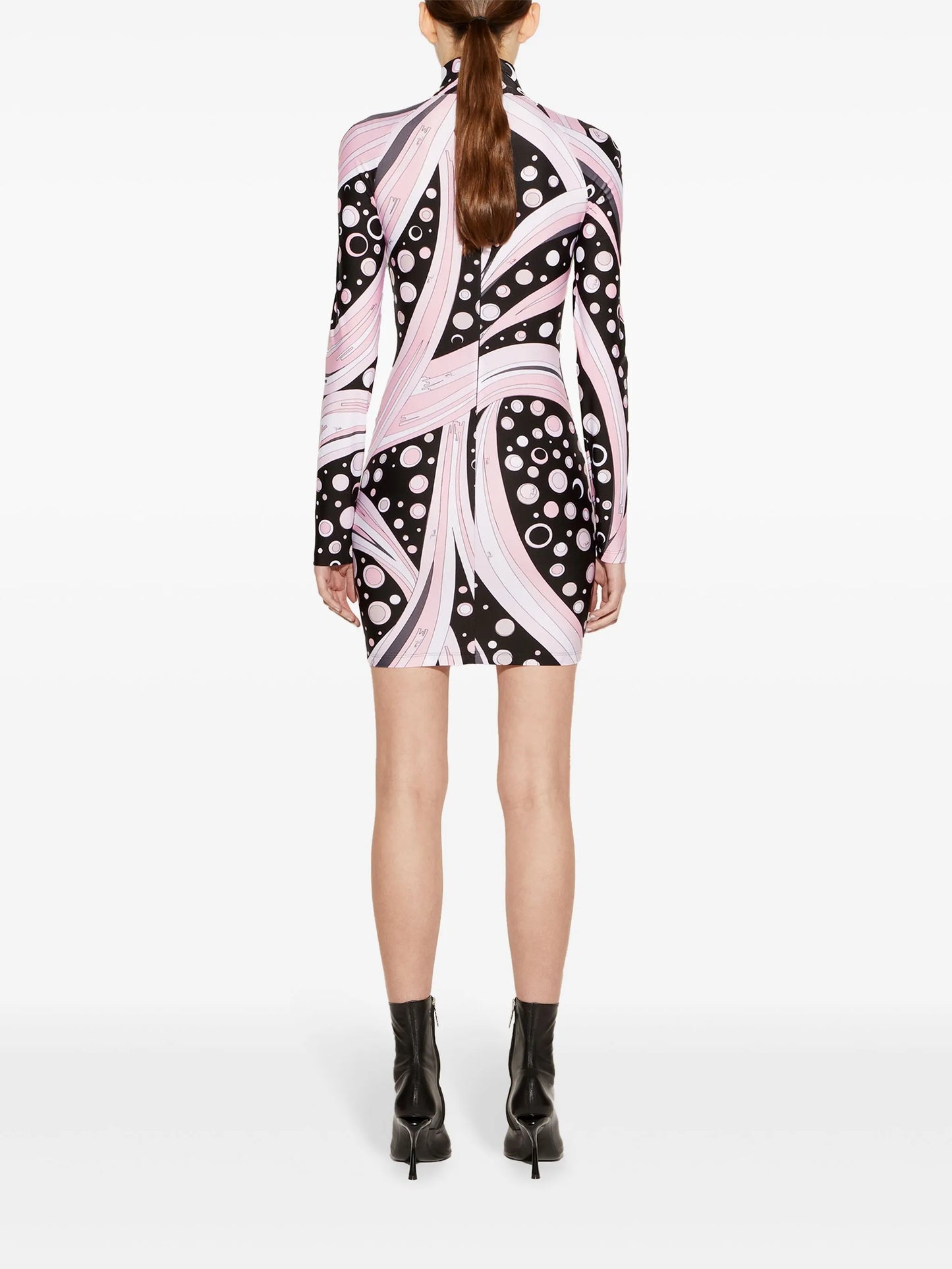 Fontane-print mini dress