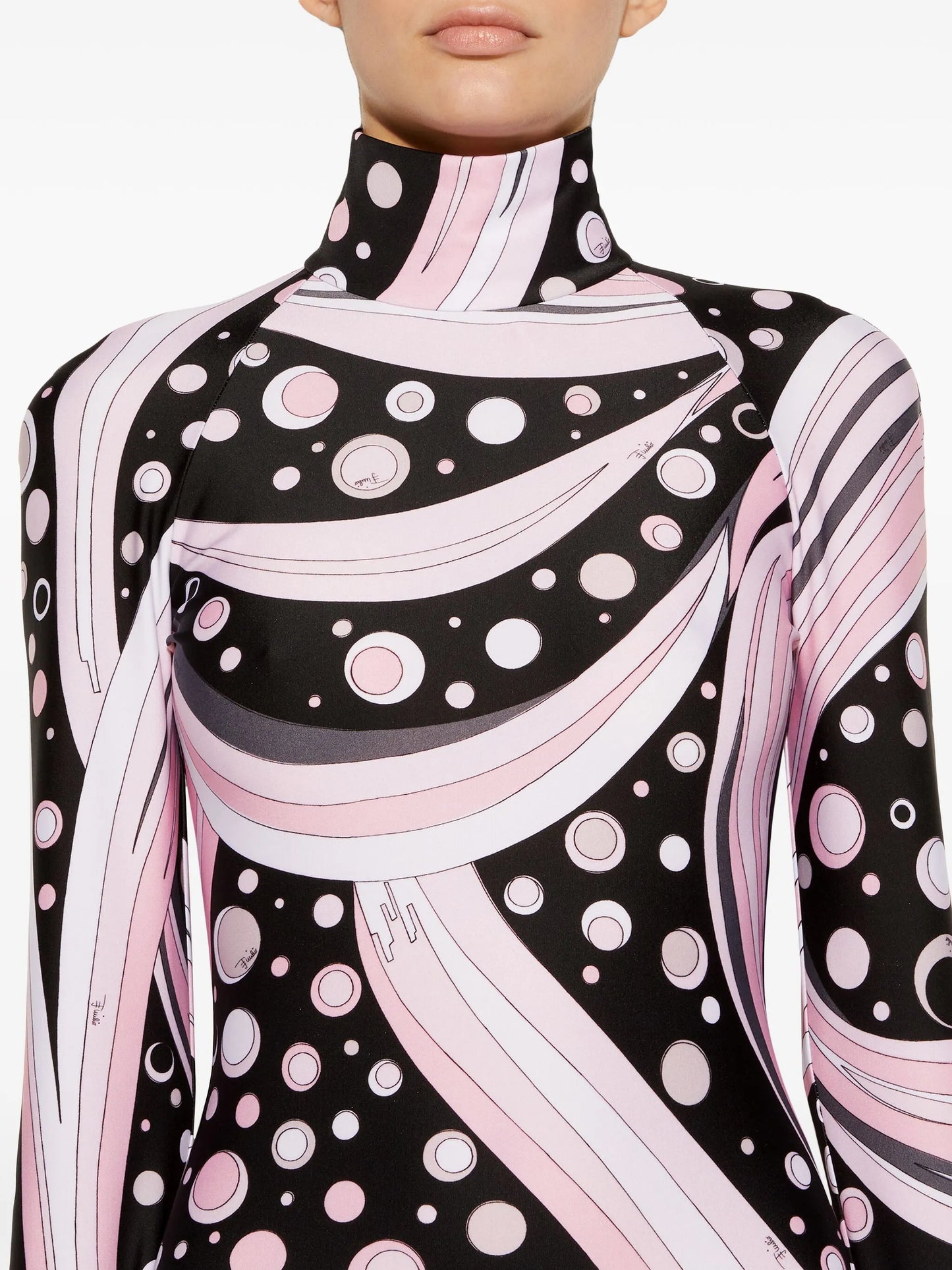 Fontane-print mini dress