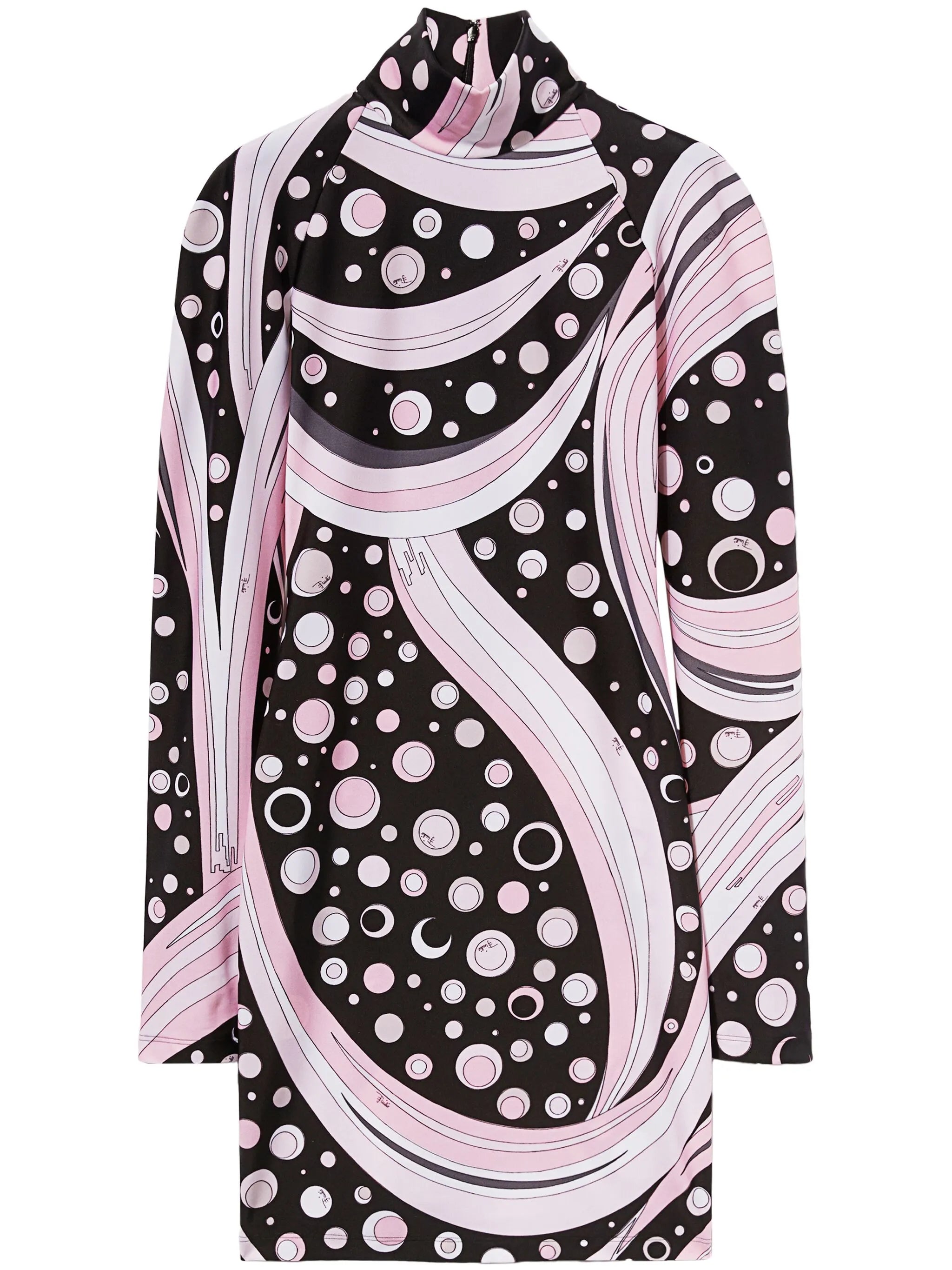 Fontane-print mini dress