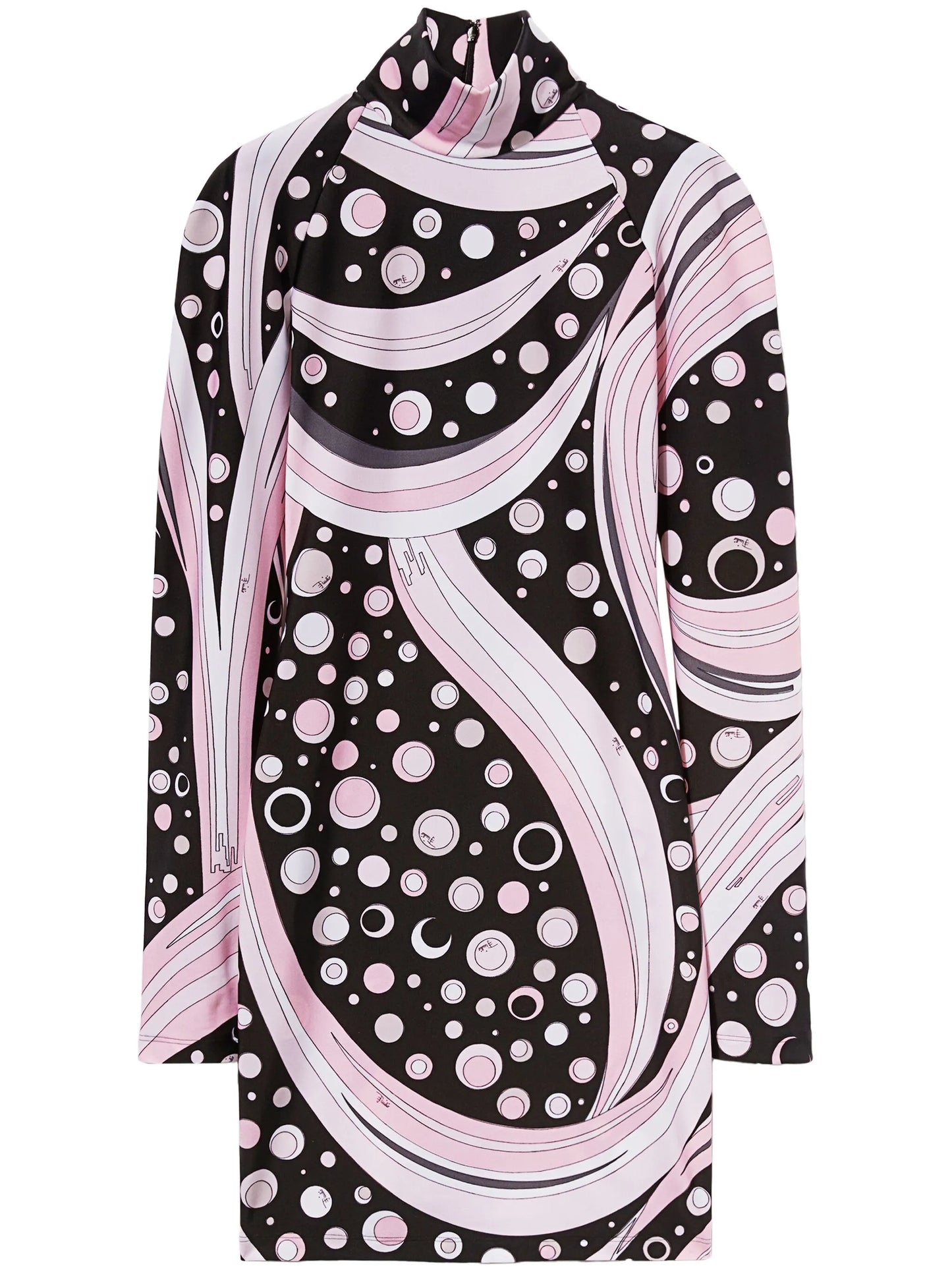 Fontane-print mini dress