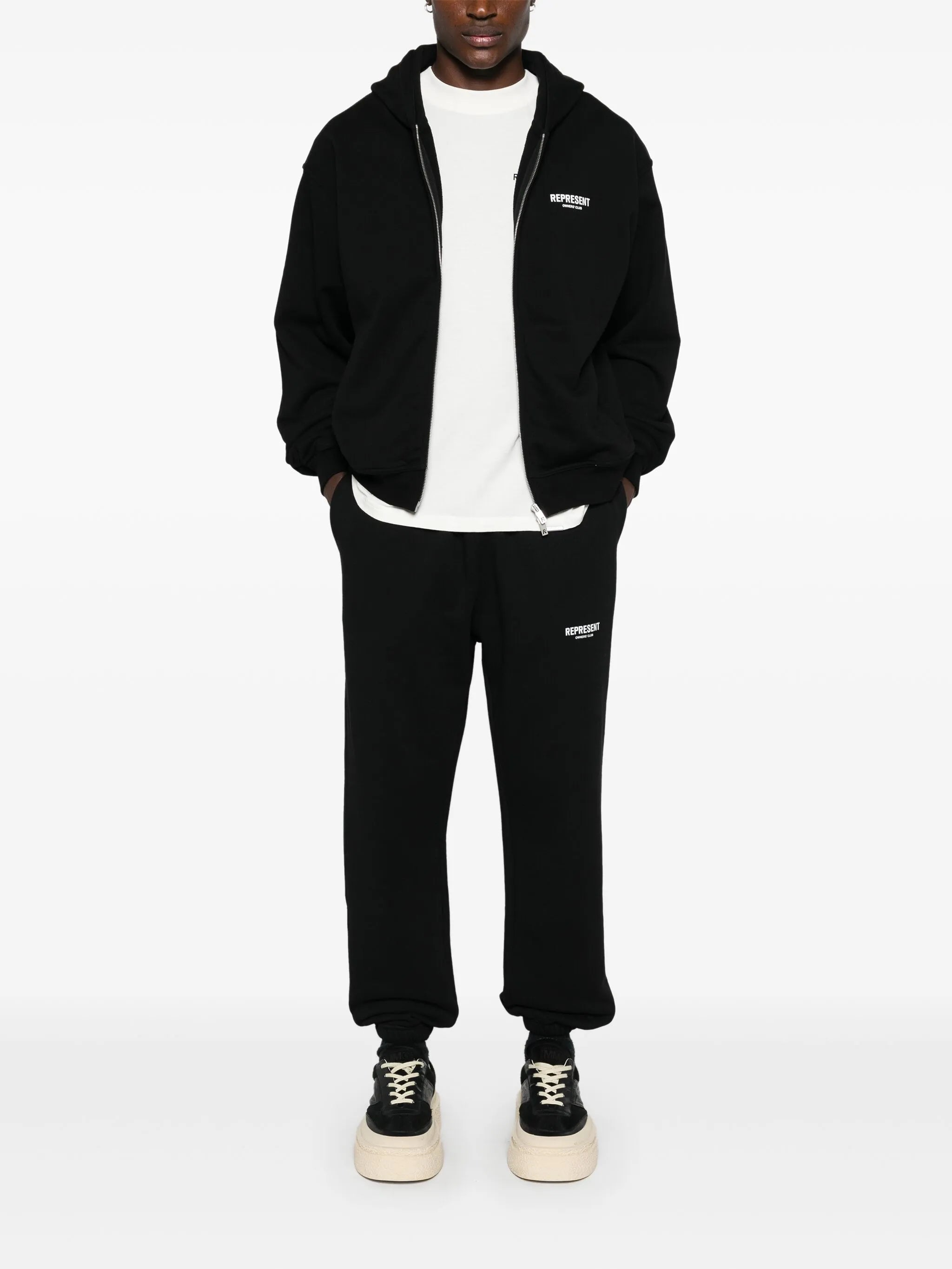 logo-print track pants