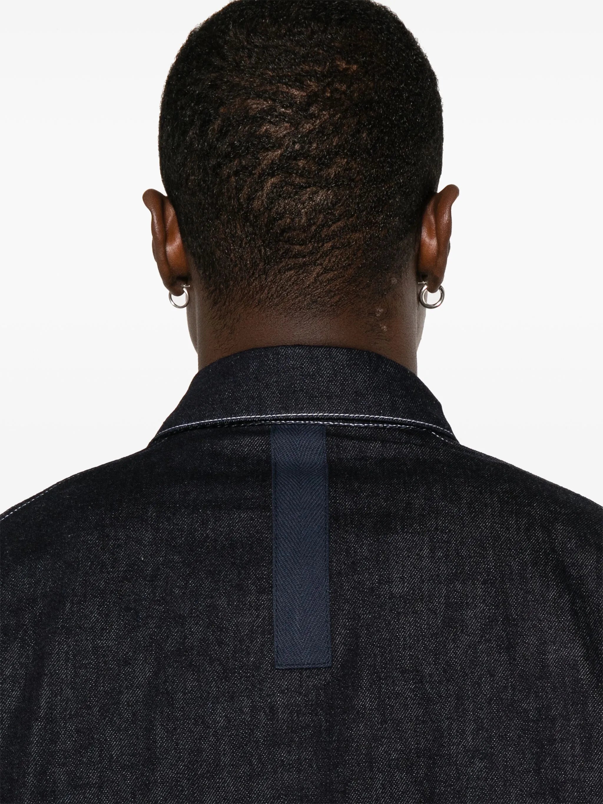 x Carhartt logo-patch coat
