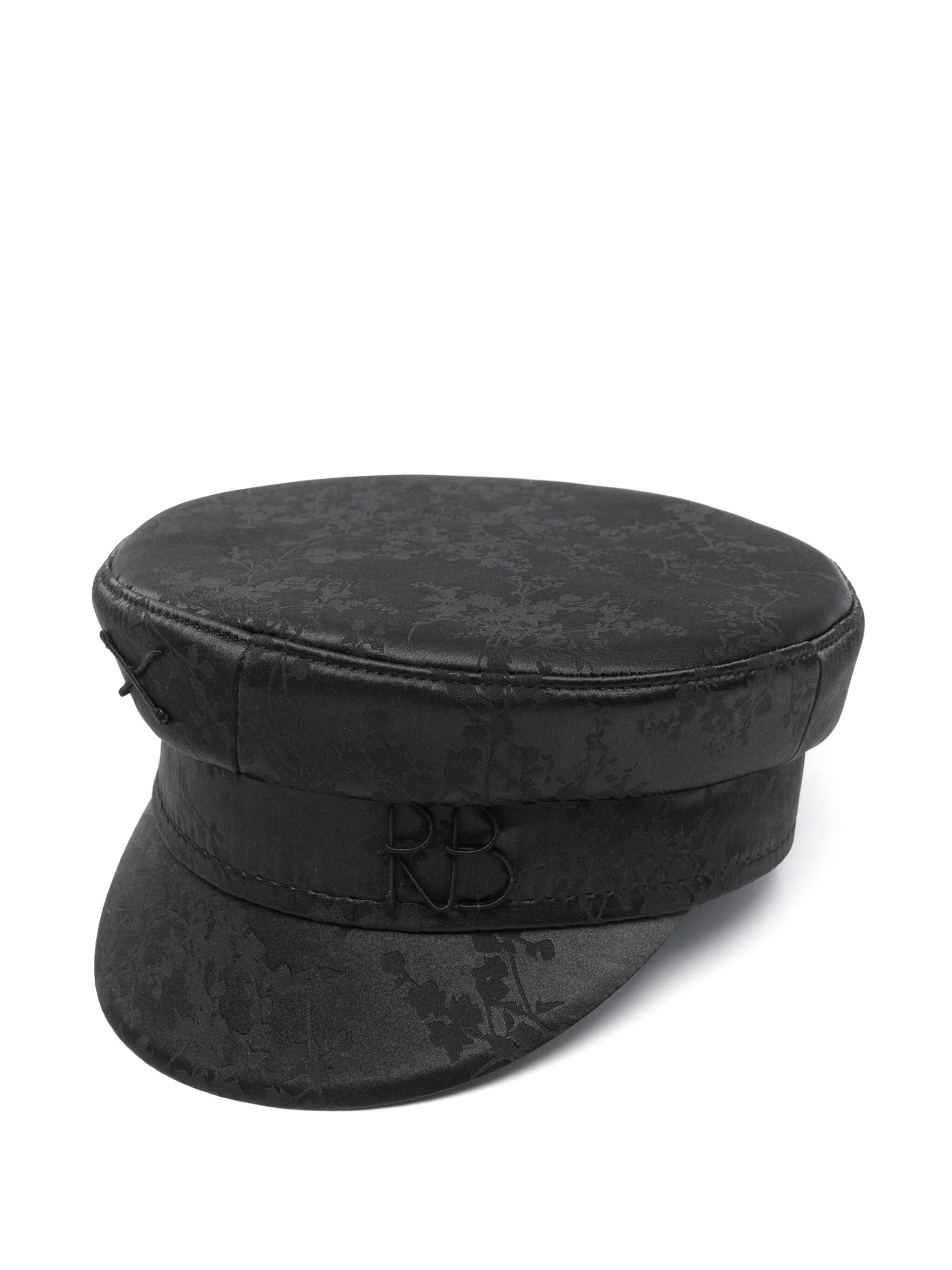 floral-jacquard hat