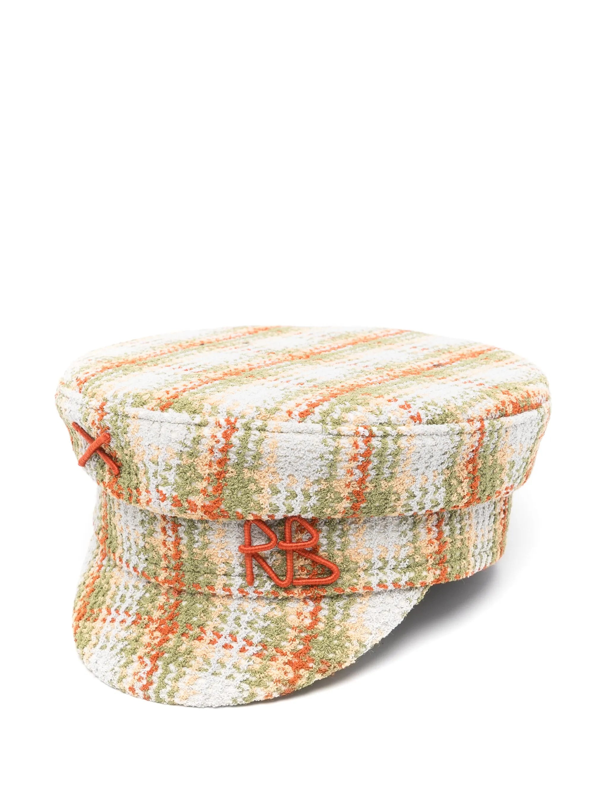 checked hat