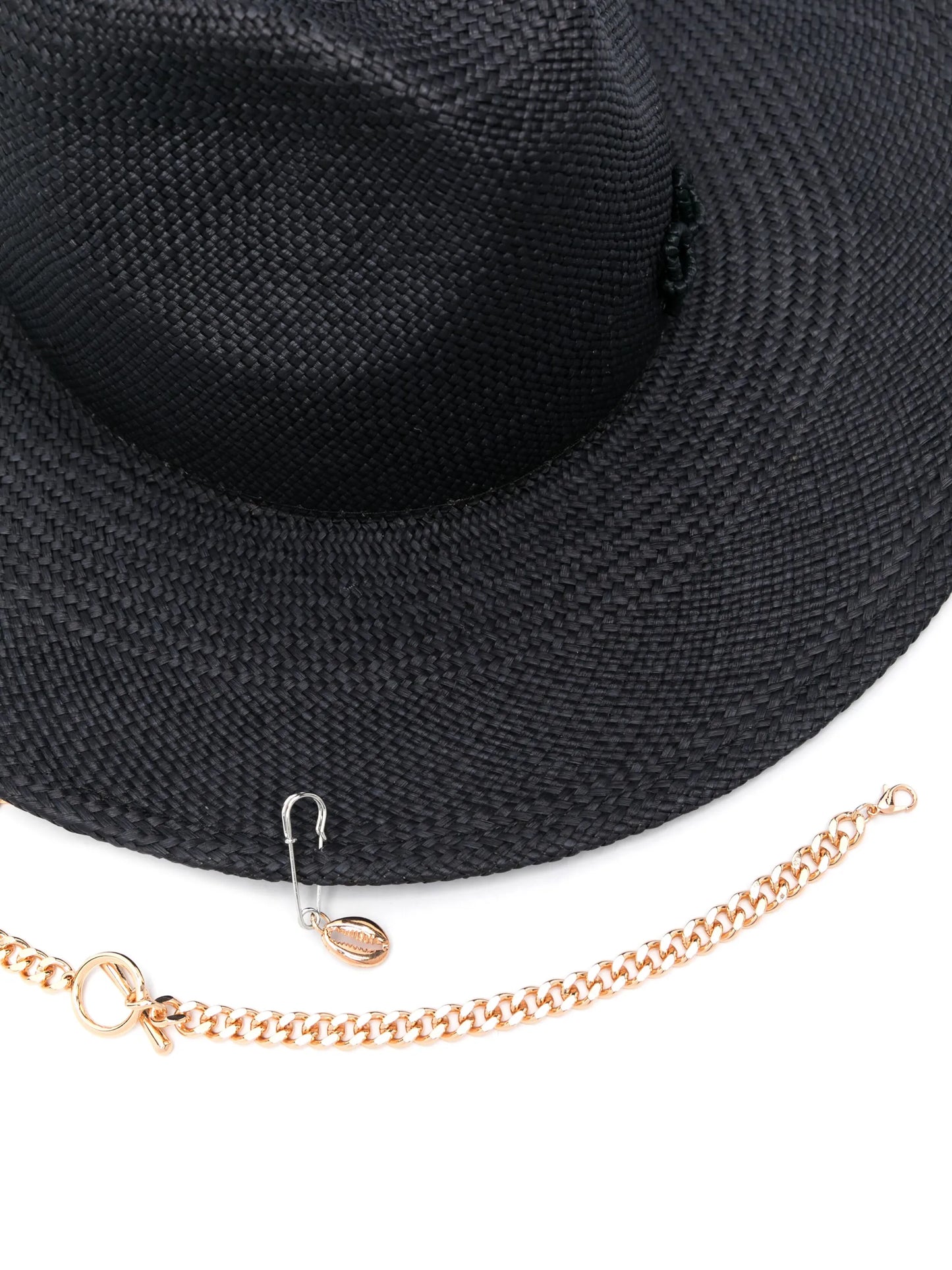Pierced fedora hat
