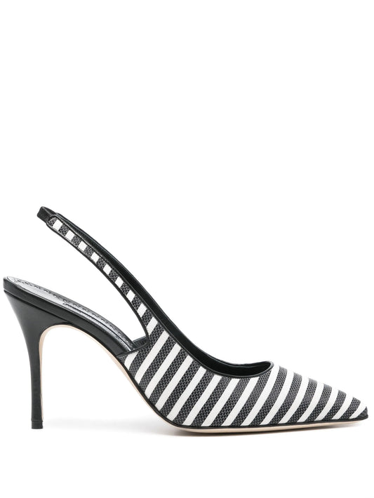 110mm Allu slingback pumps