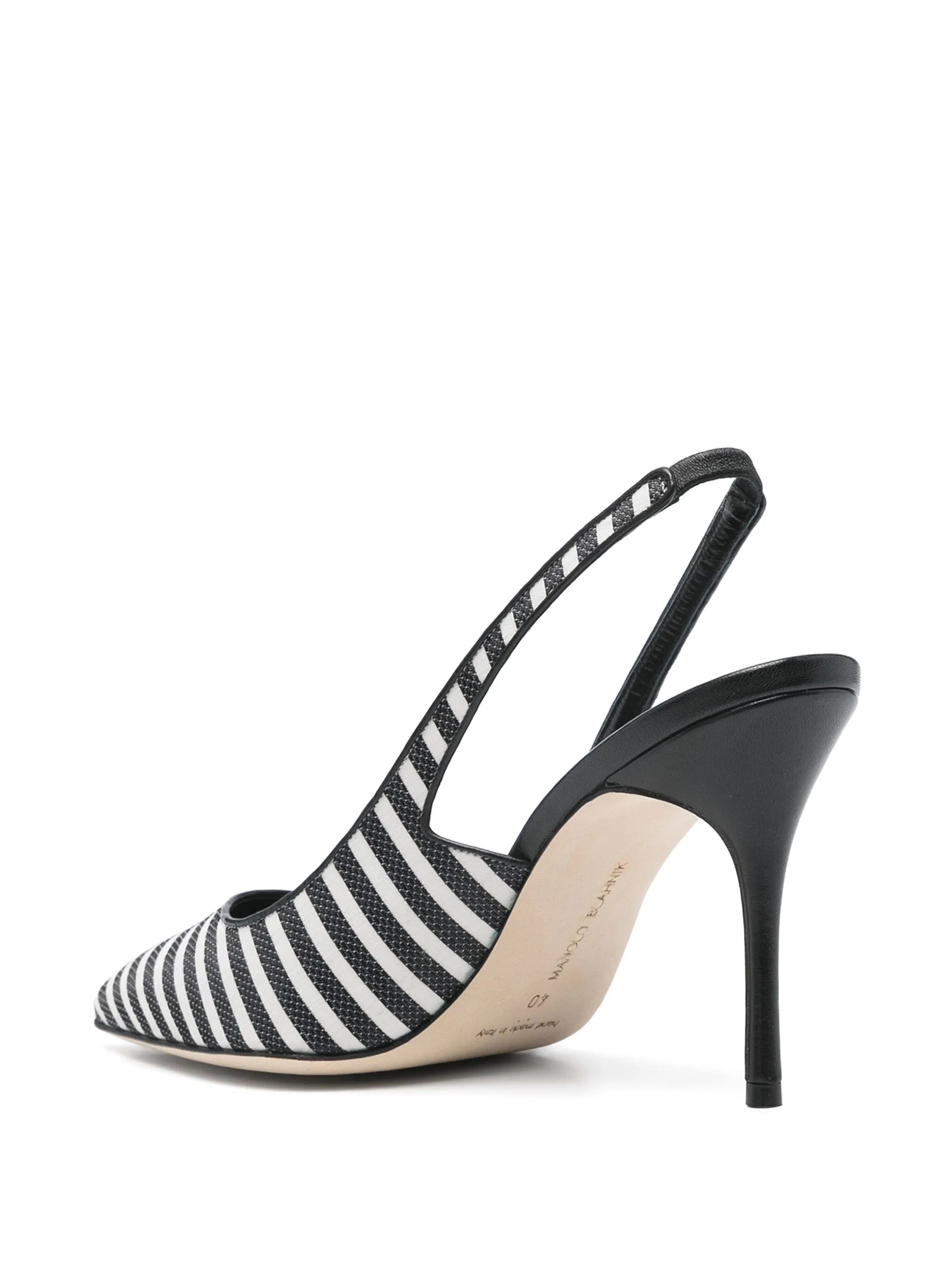 110mm Allu slingback pumps