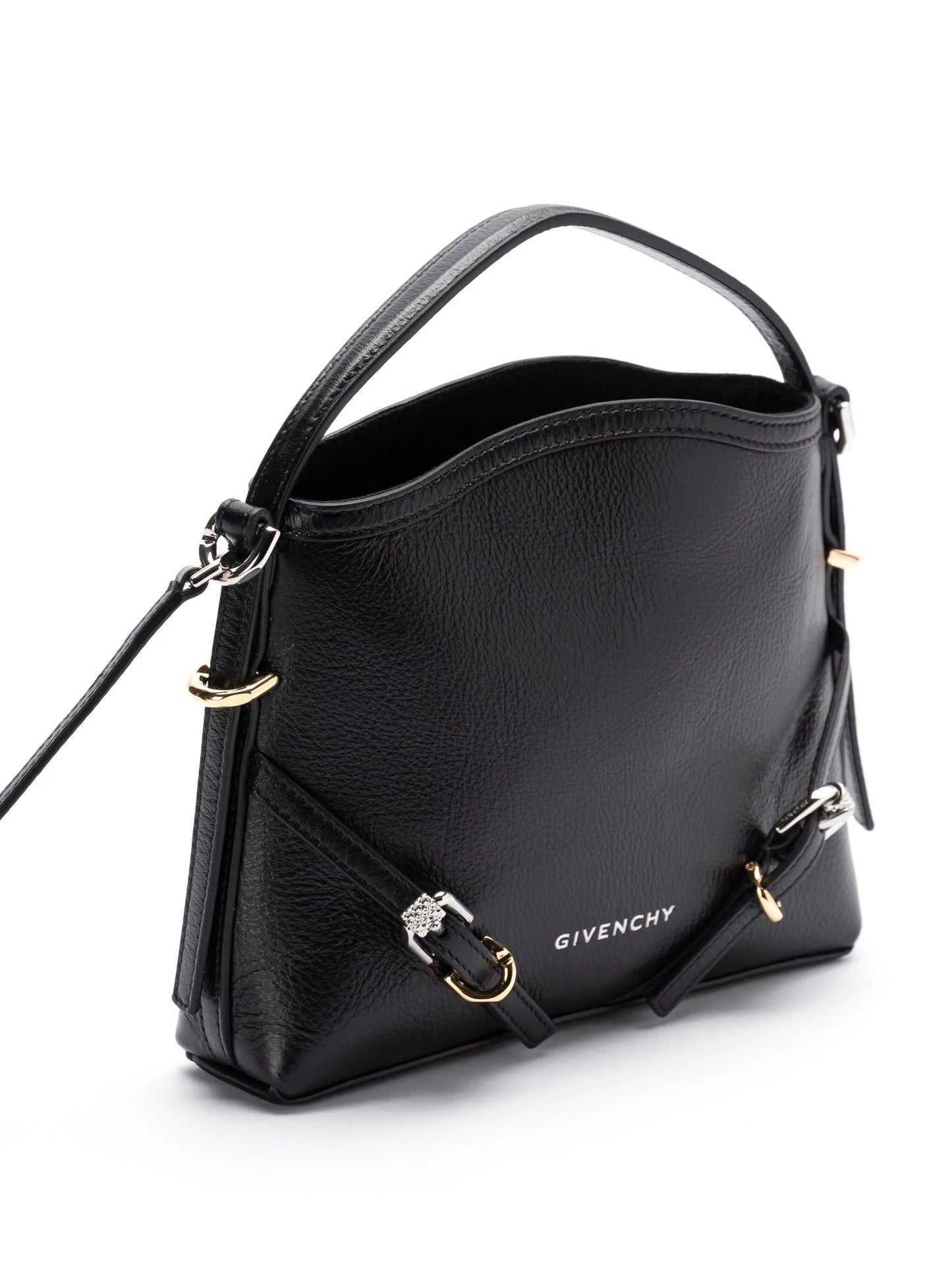 Nano Voyou leather tote bag