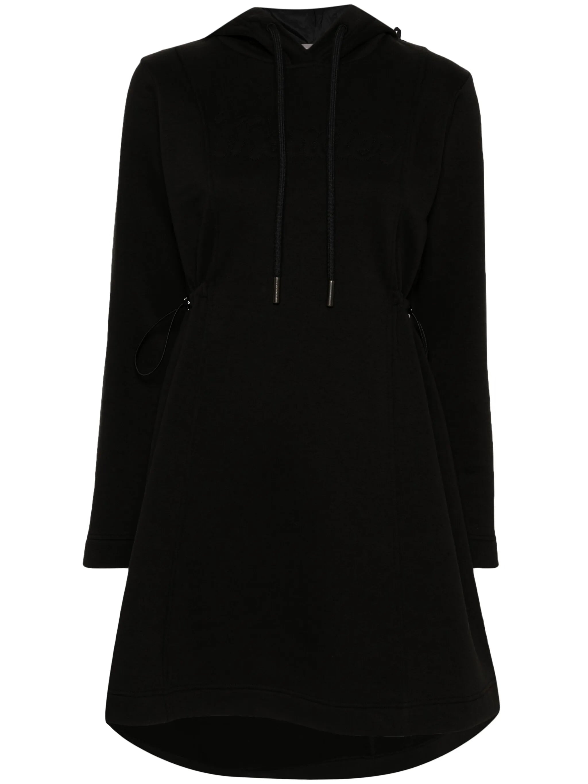 hooded mini dress