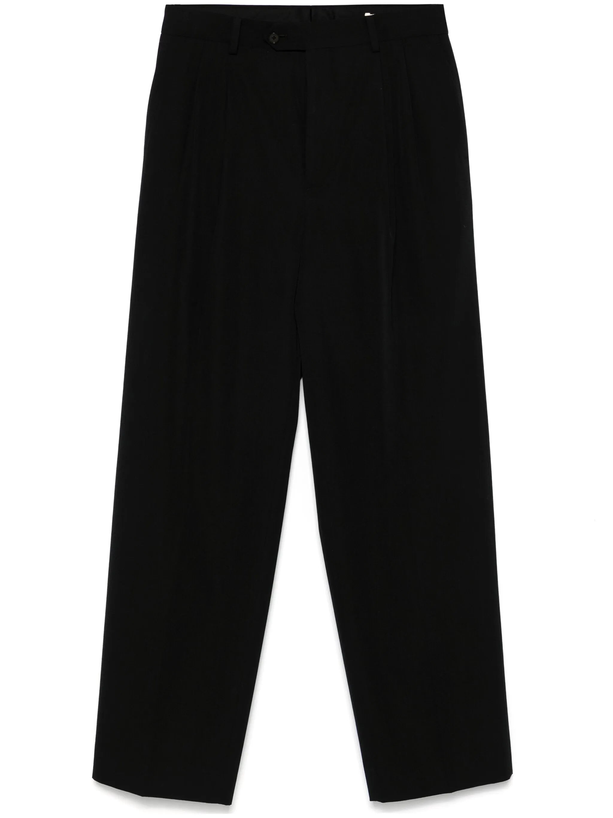 pleated wool trousers
