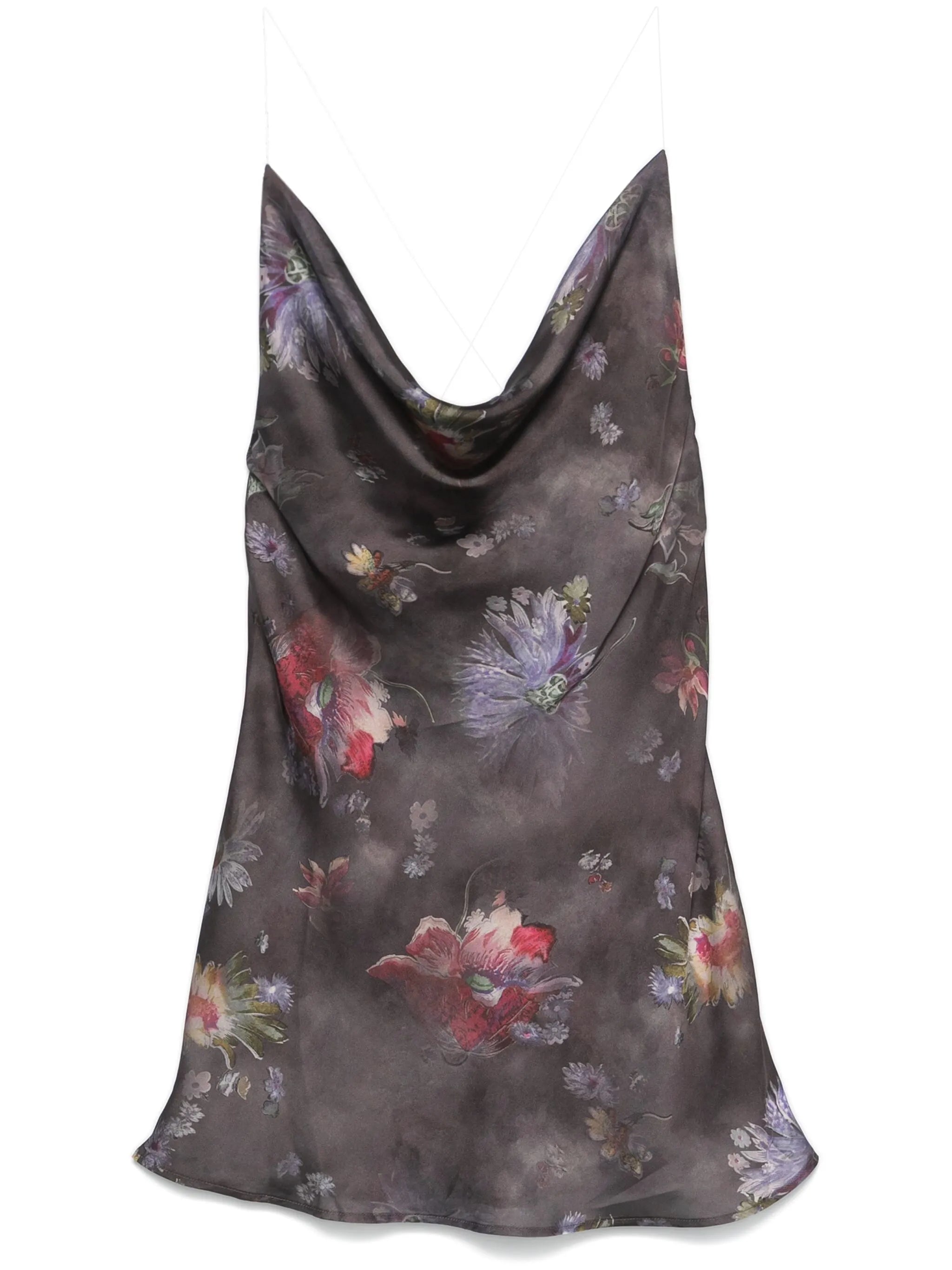 invisible-strap slip dress