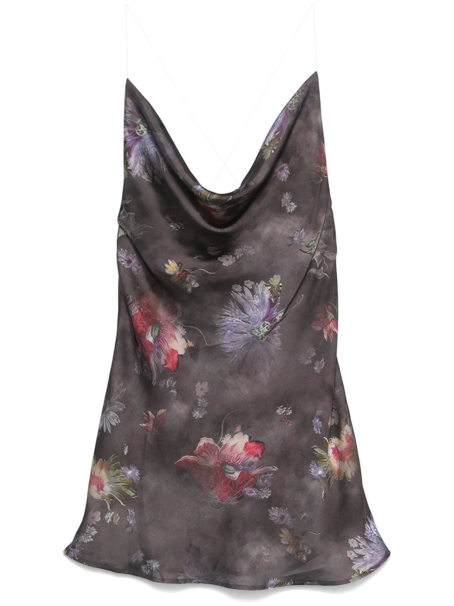 invisible-strap slip dress