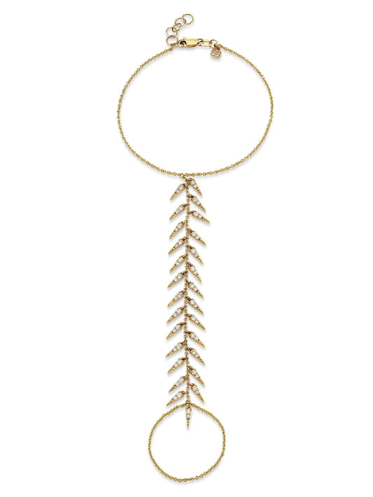 14kt yellow gold Fringe Princess bracelet