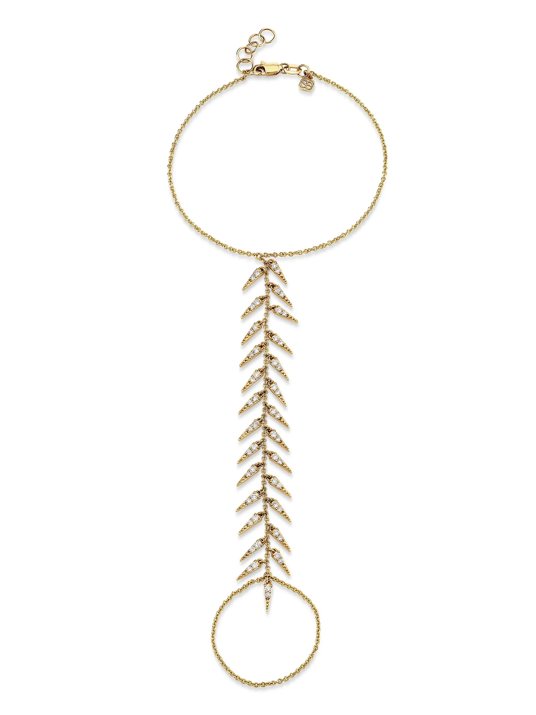 14kt yellow gold Fringe Princess bracelet