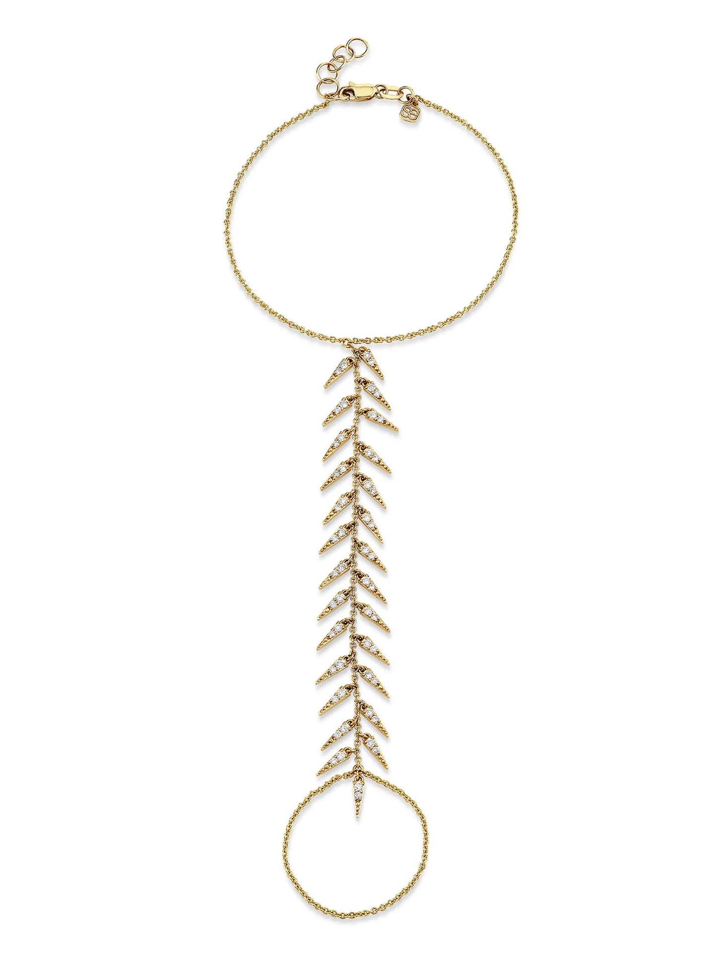 14kt yellow gold Fringe Princess bracelet
